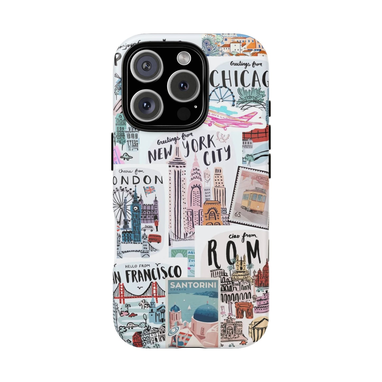 Wanderlust Travel-Themed Durable Phone Case