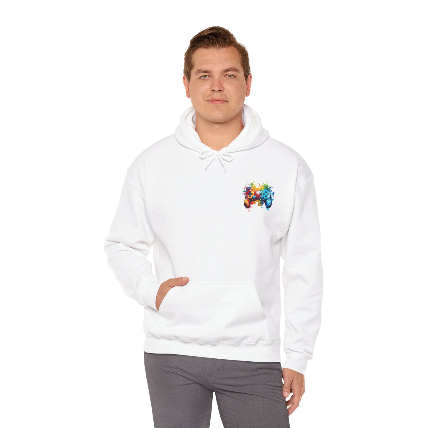 Vivid Gamer Skull Hooded Sweatshirt