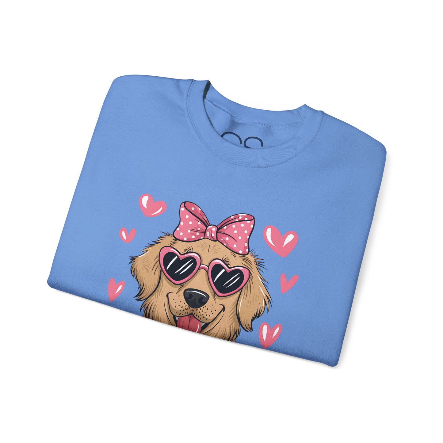 Valentine's Day Dog Crewneck Sweatshirt