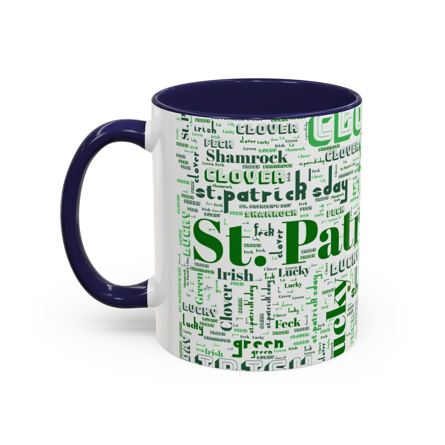 Irish St. Patrick's Day Word Art Mug