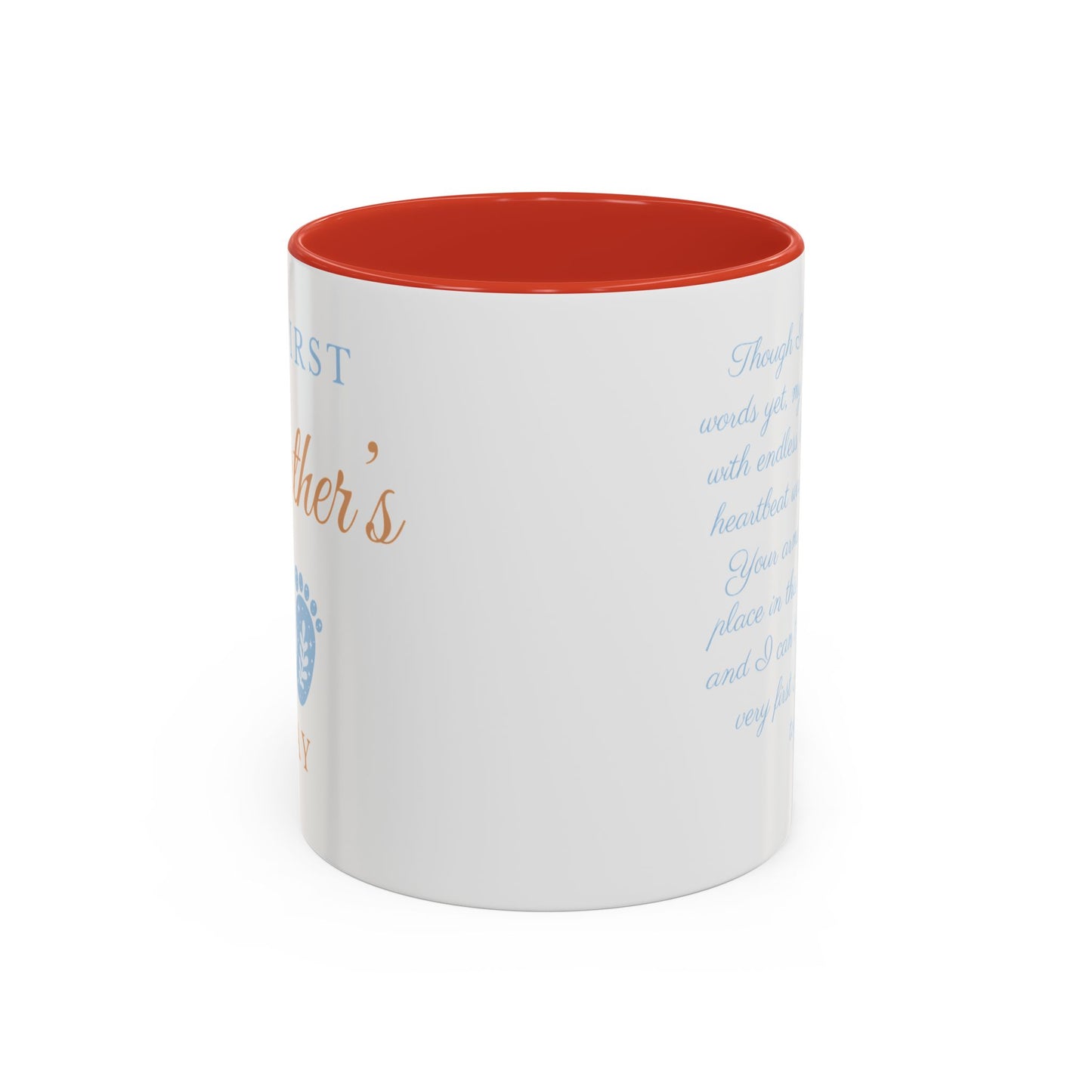 My First Mother's Day Mug Blue - Newborn Baby Message