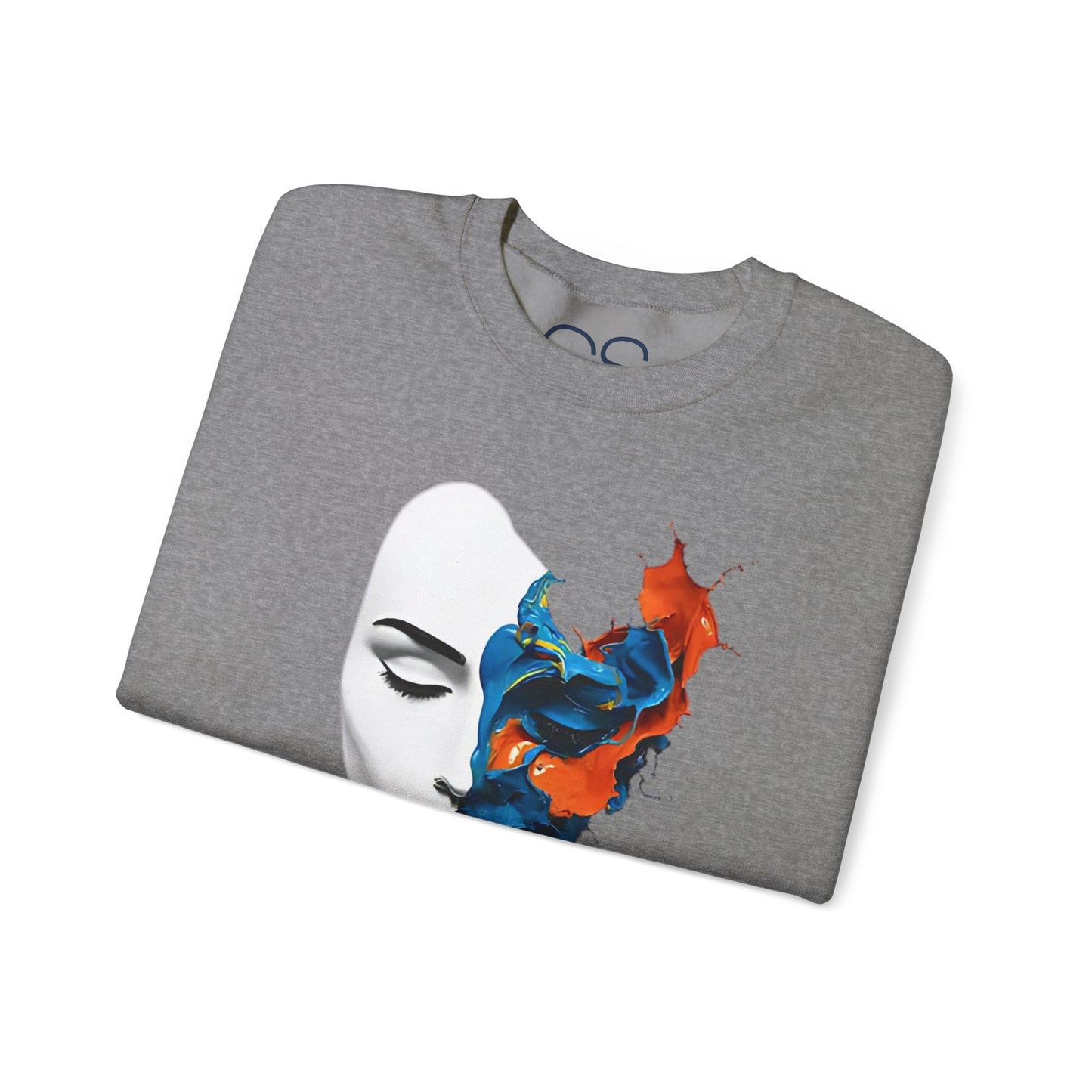 Abstract Art Face Crewneck Sweatshirt