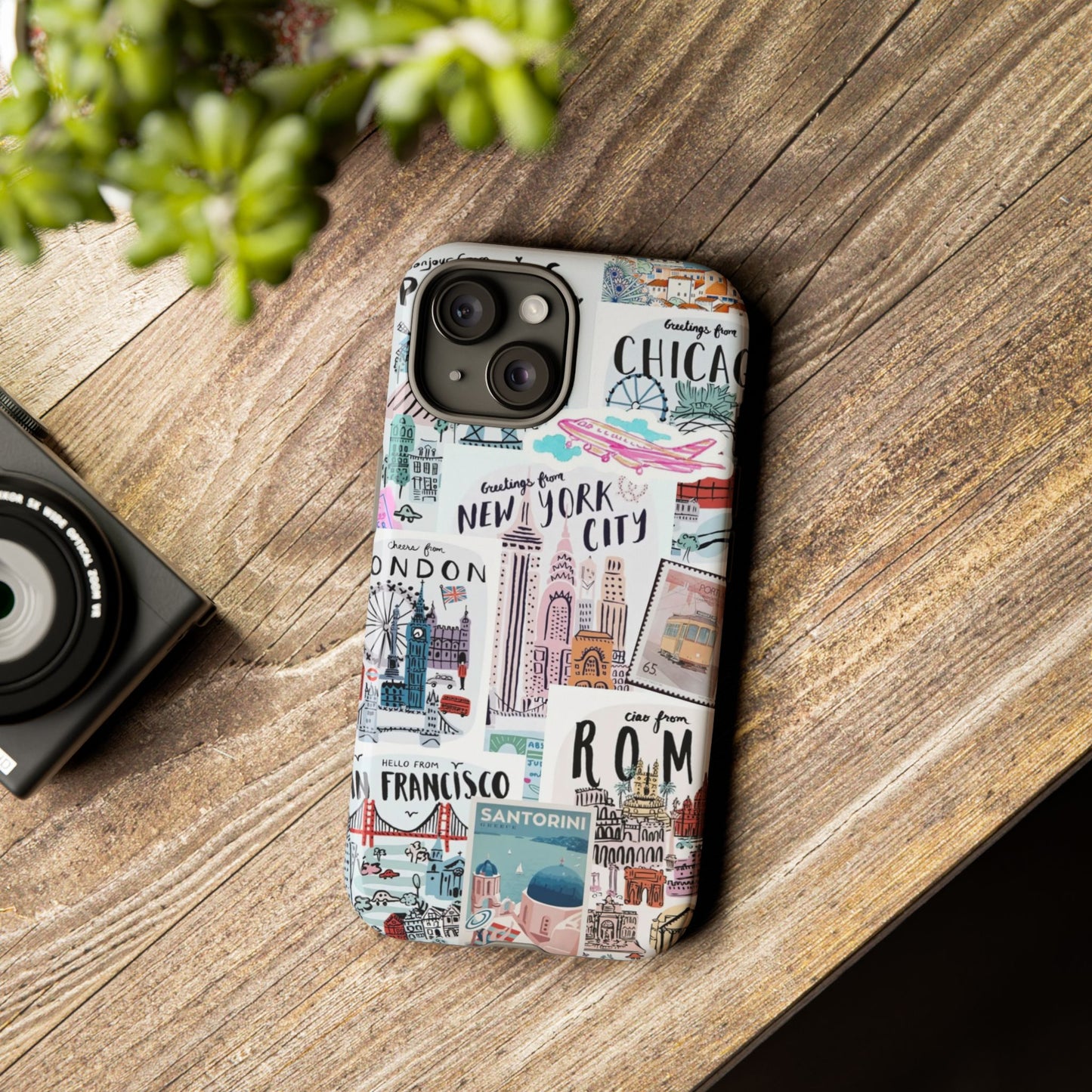 Wanderlust Travel-Themed Durable Phone Case