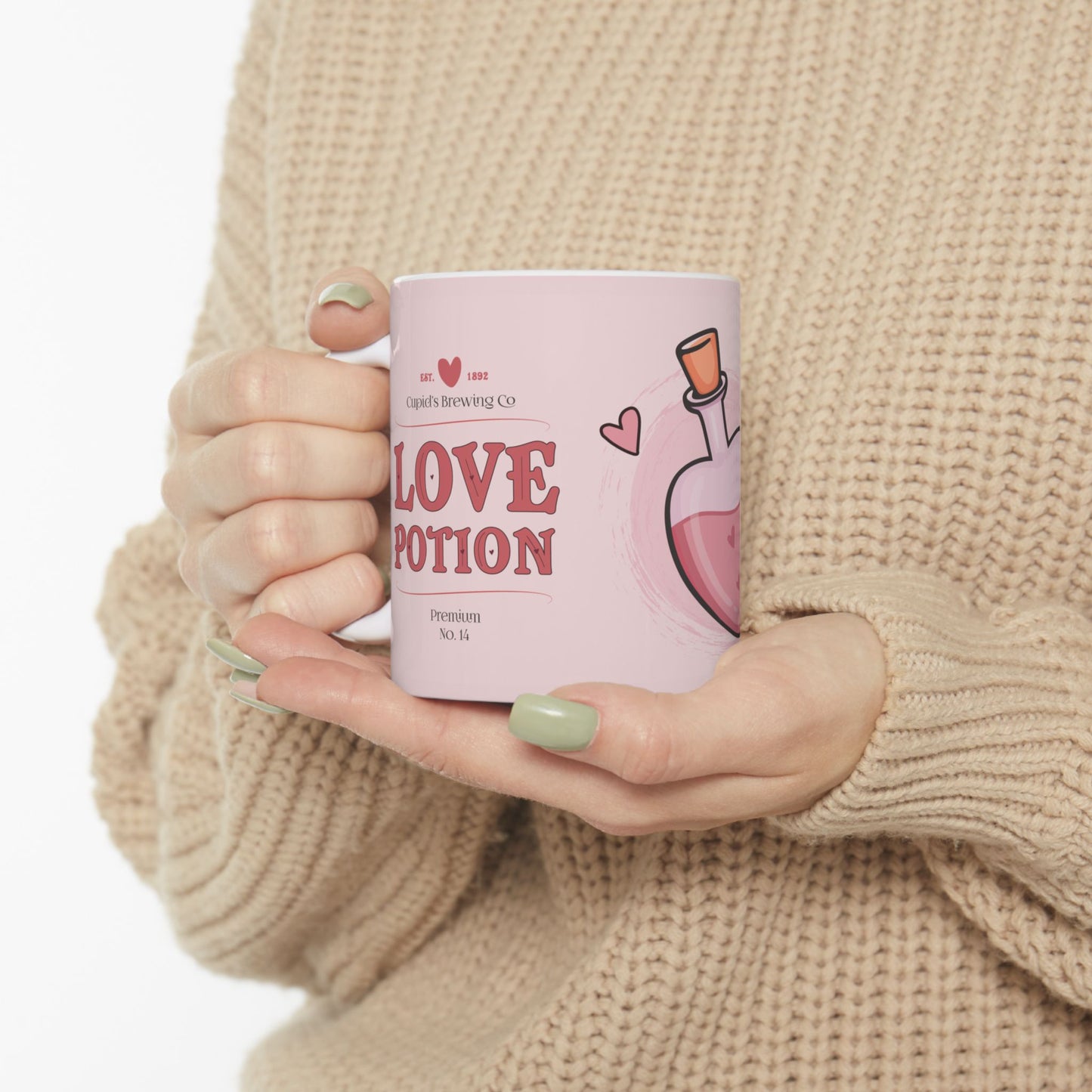 Love Potion Valentine's Day Mug with Adorable Design
