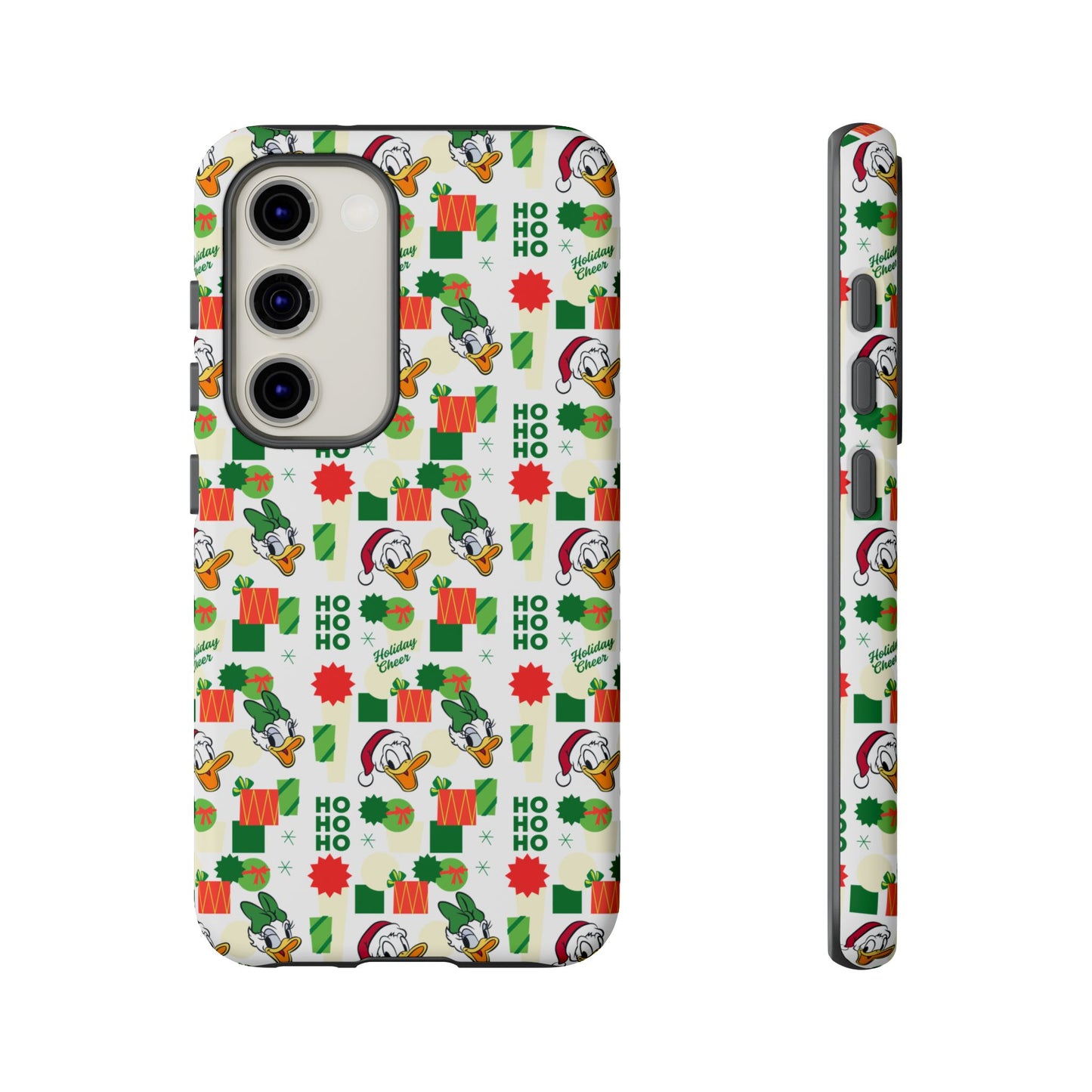 Disney Donald Duck and Daisy Christmas-Themed Durable Phone Case