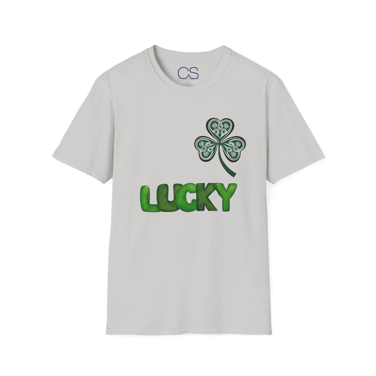 Double-Sided St. Patrick's Day Irish Shamrock Unisex Softstyle T-Shirt