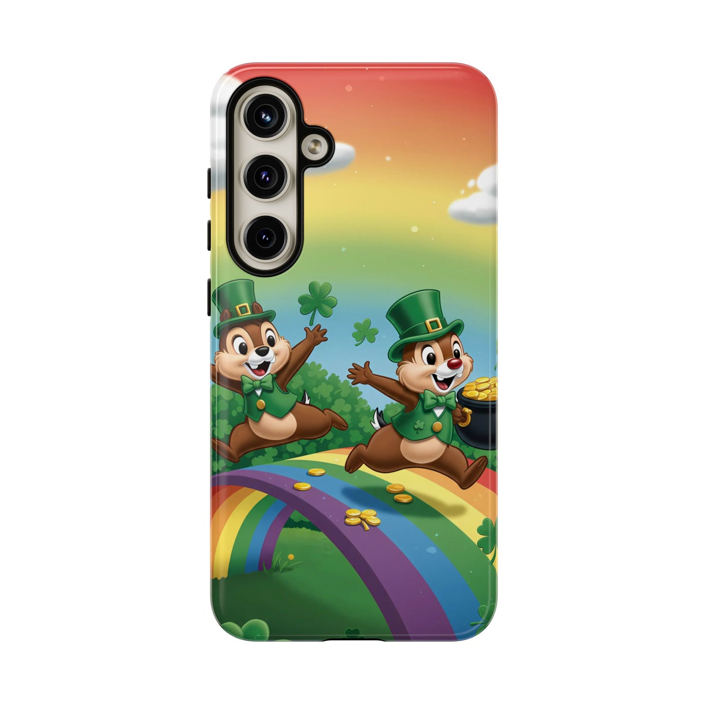 Disney Chip 'n Dale St. Patrick's Day Durable Phone Case