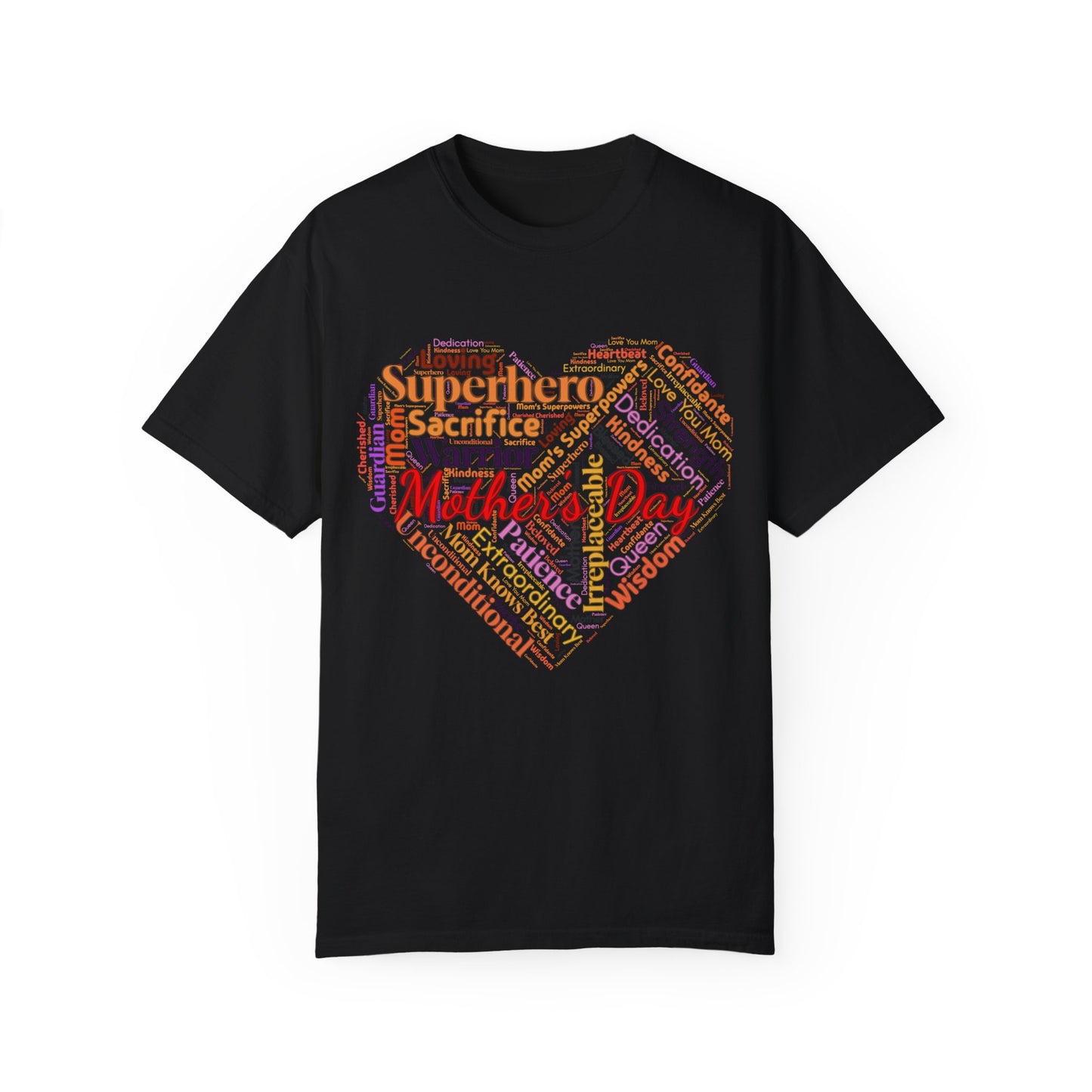 Mother's Day Heart Word Cloud T-Shirt