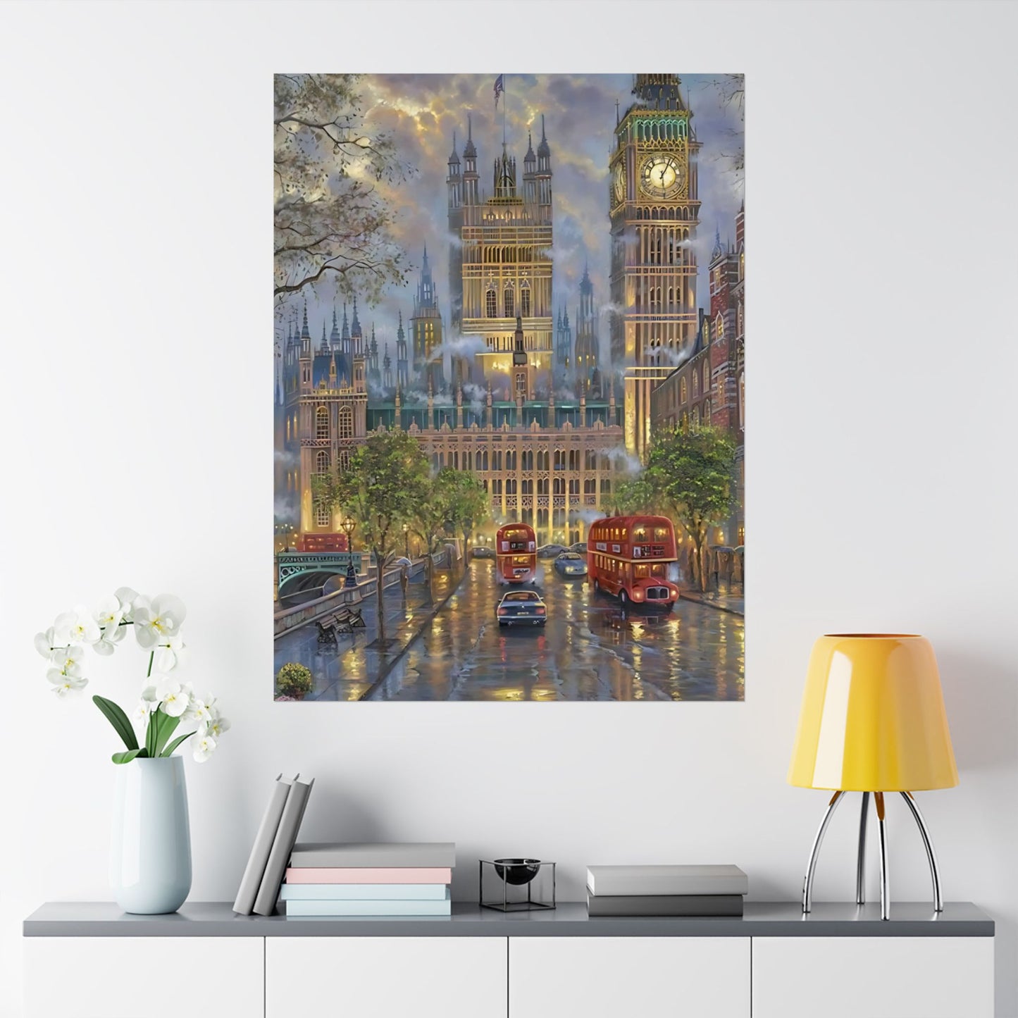 London Fog Matte Vertical Poster