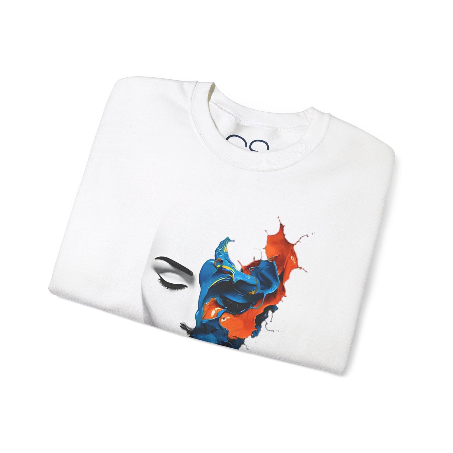 Abstract Art Face Crewneck Sweatshirt
