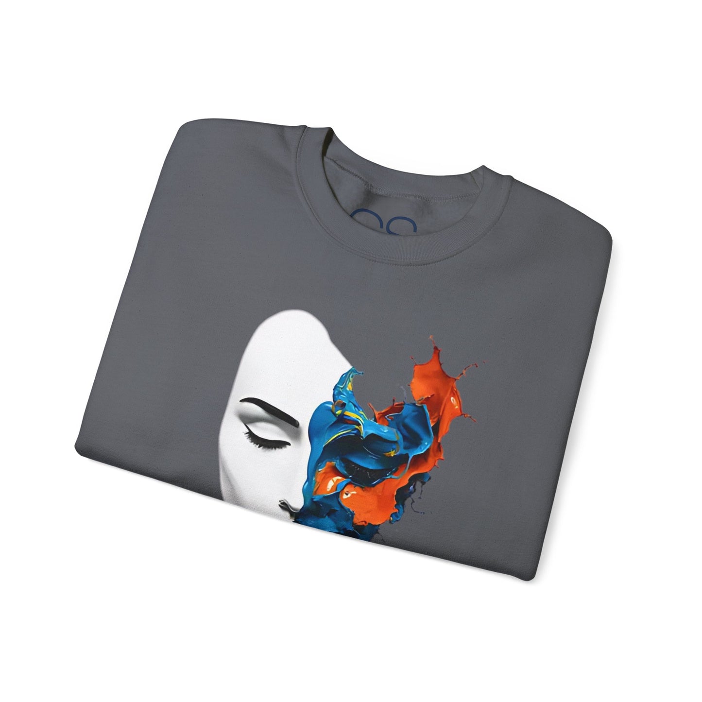 Abstract Art Face Crewneck Sweatshirt