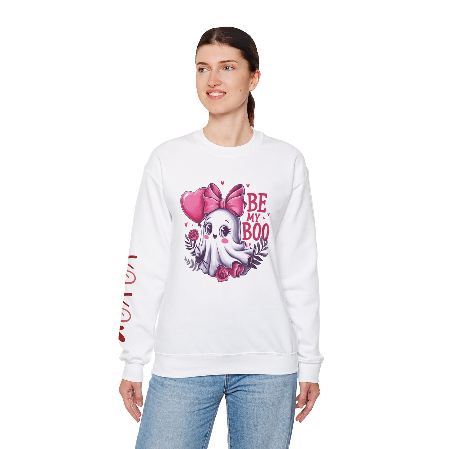 Cute and Comfy Ghost Crewneck Sweatshirt