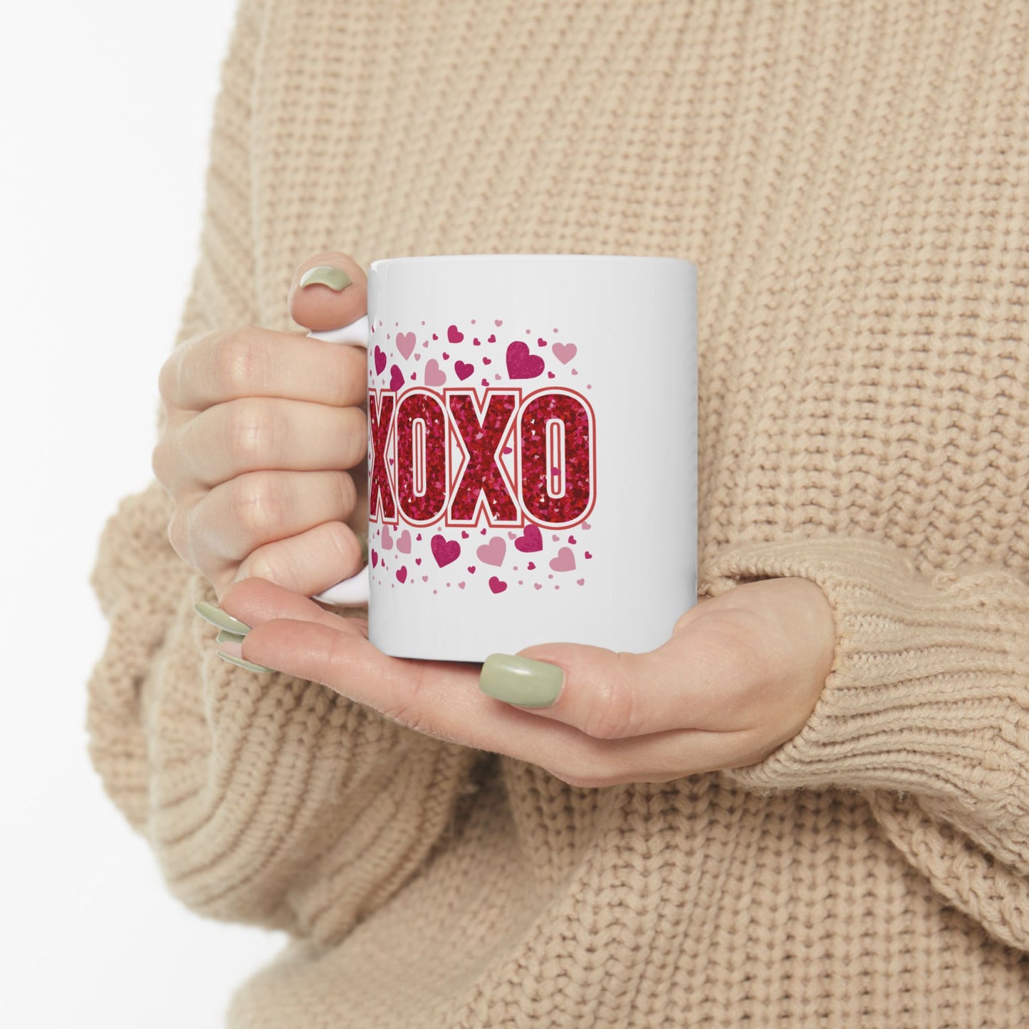 Personalized XOXO Valentine's Day Mug