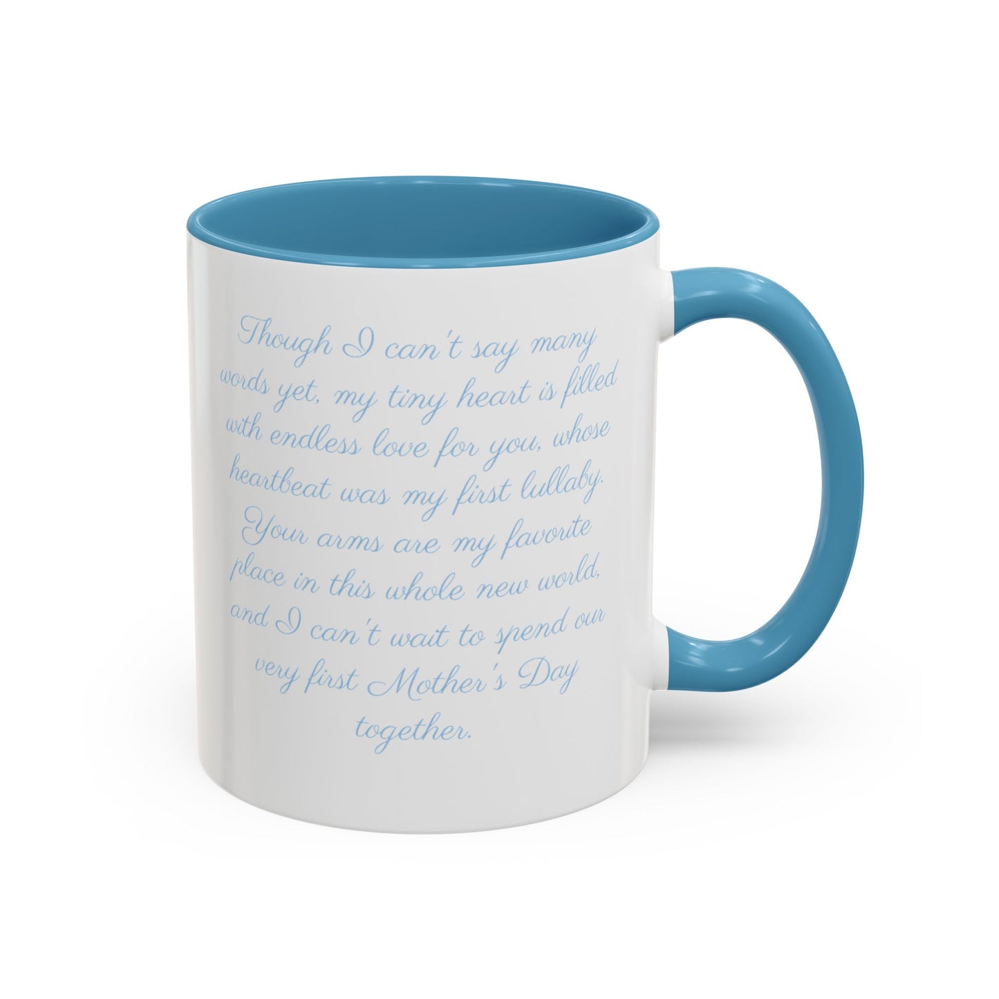 My First Mother's Day Mug Blue - Newborn Baby Message