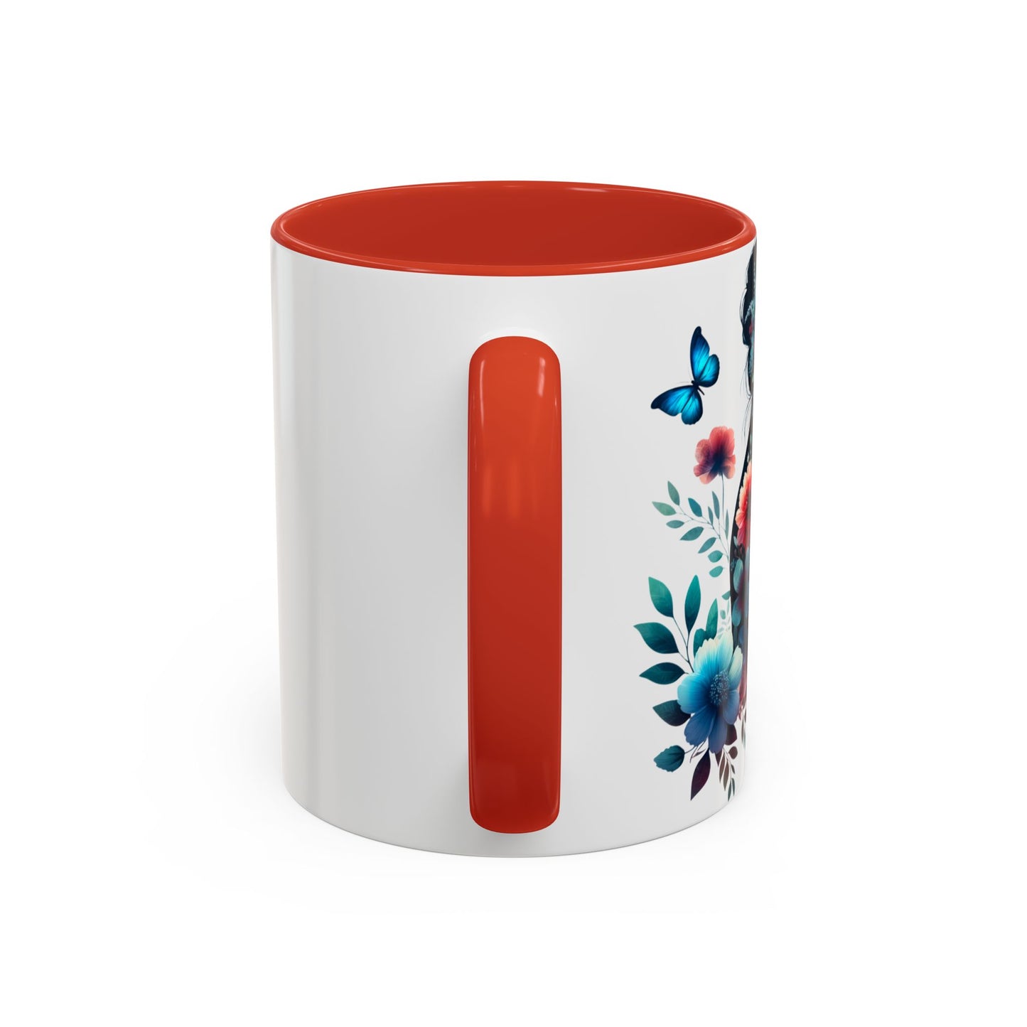 Mother & Child Floral Art Mug