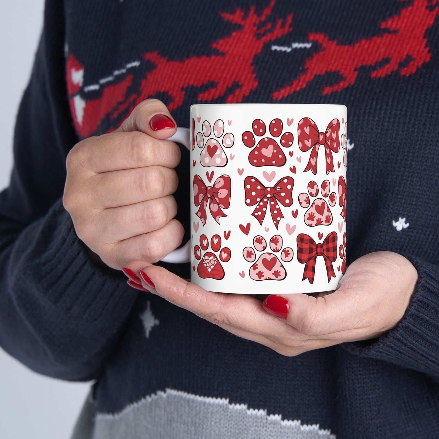 Charming Dog Valentine Coquette Mug