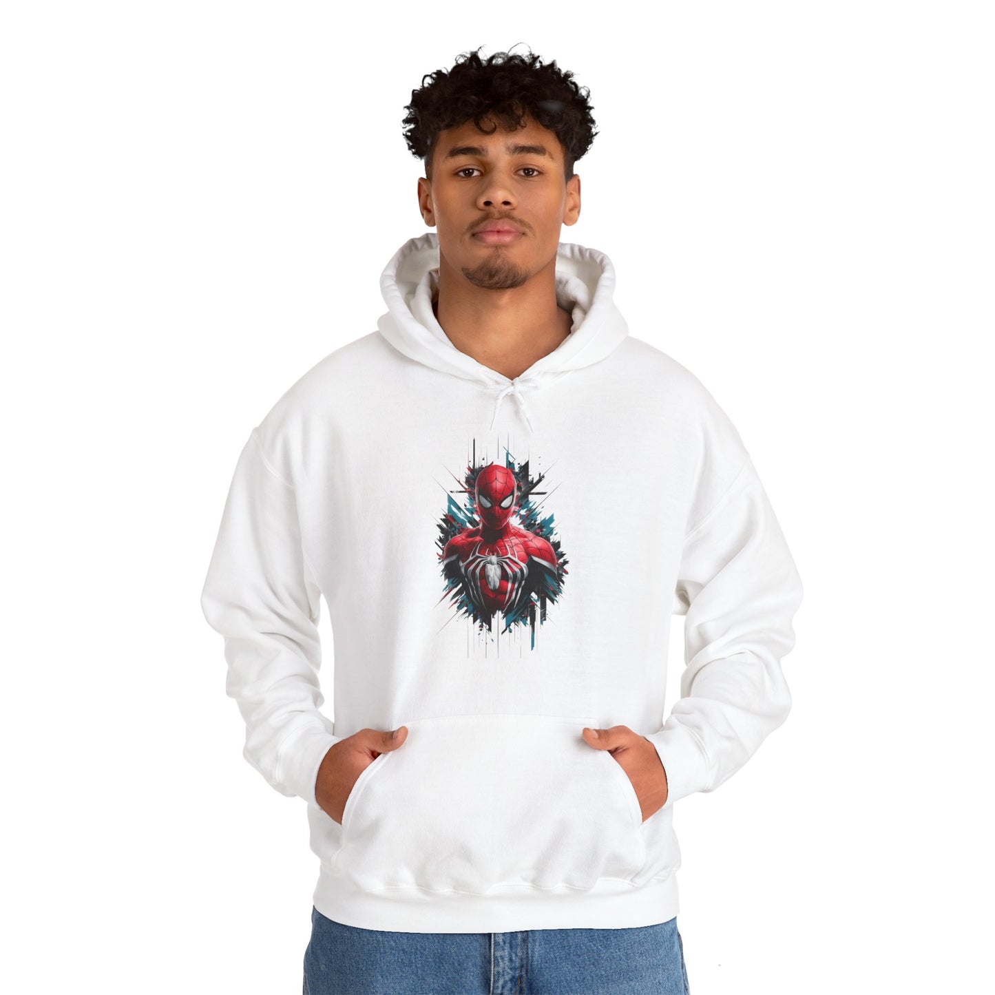 Spider-Man-Themed Hooded Sweatshirt