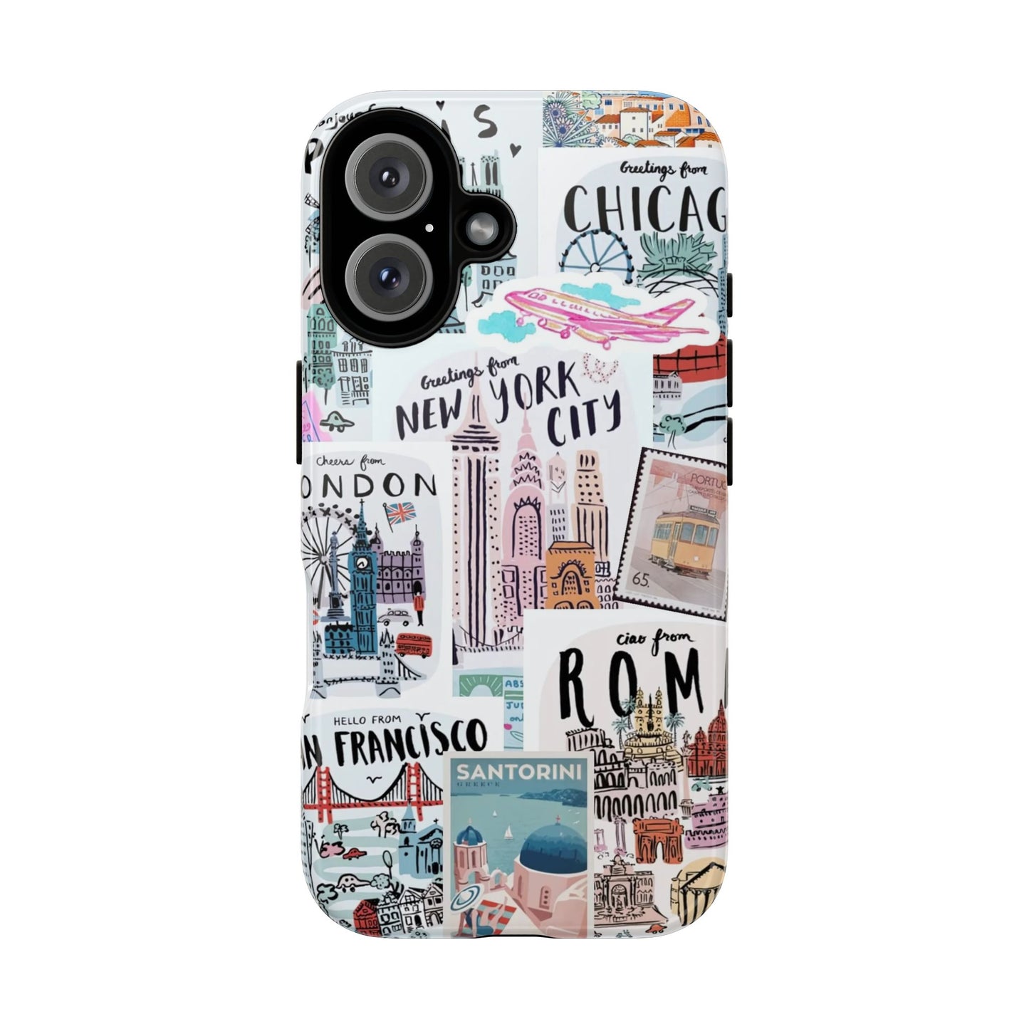 Wanderlust Travel-Themed Durable Phone Case