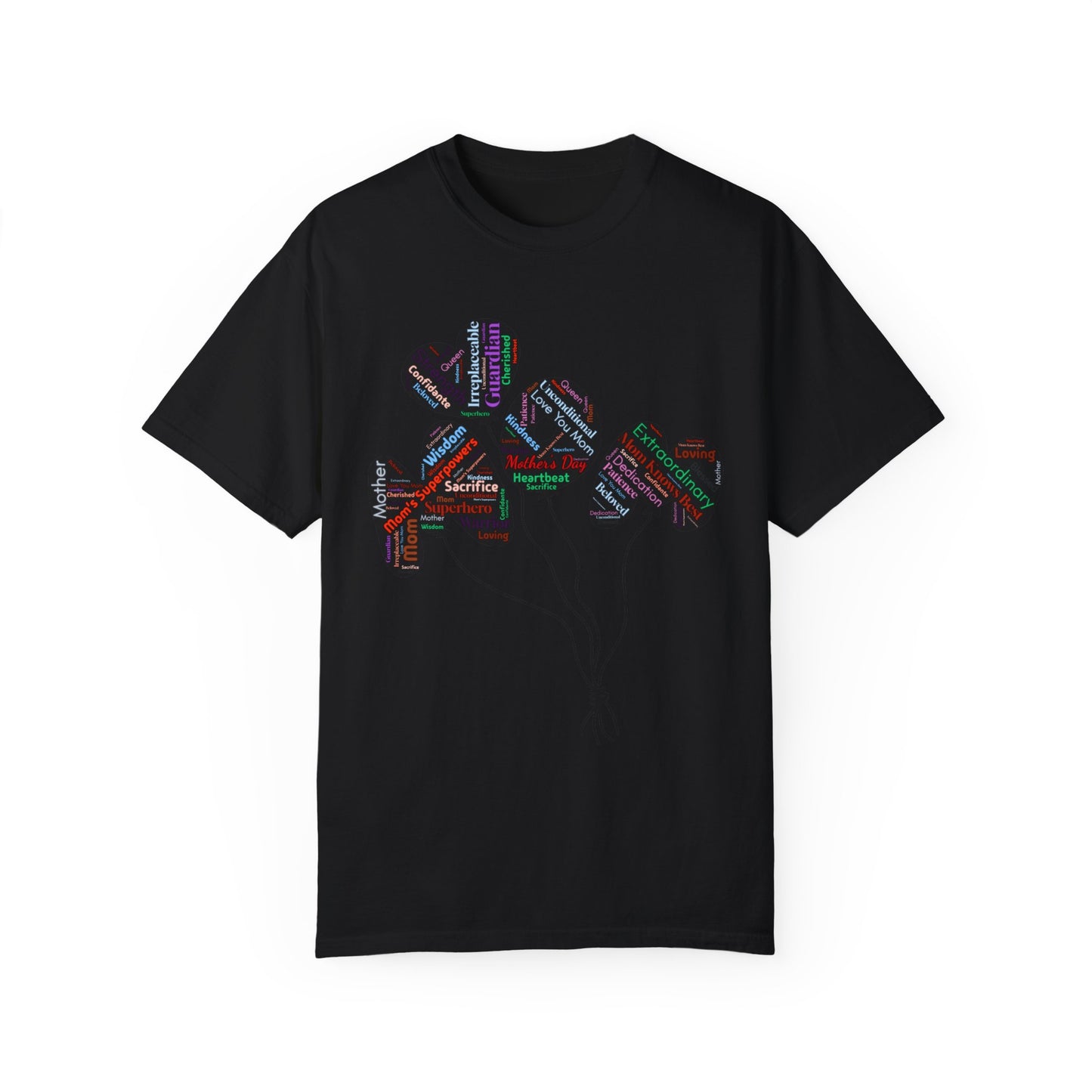 Product Title "Mother's Day Heart Balloons T-Shirt