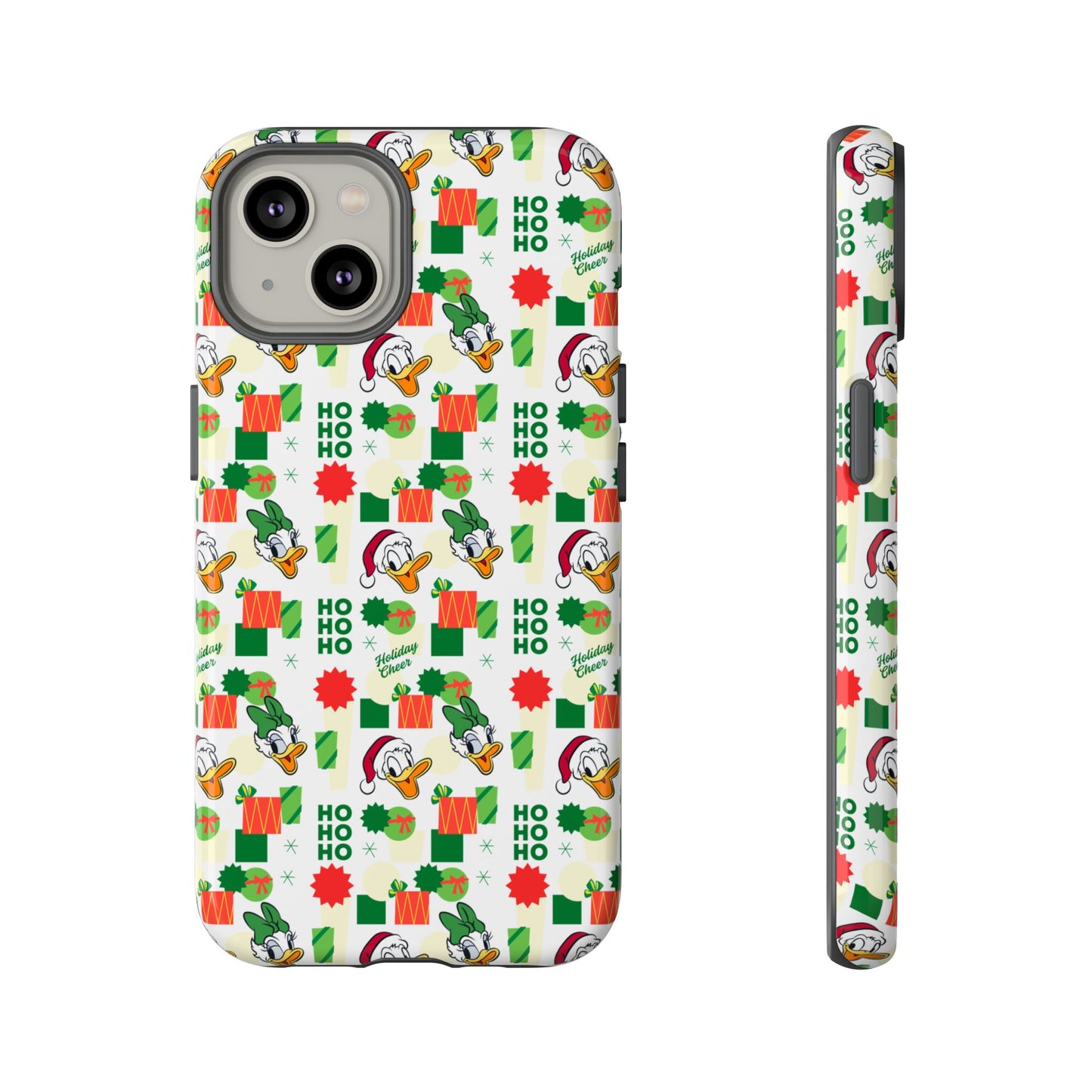 Disney Donald Duck and Daisy Christmas-Themed Durable Phone Case