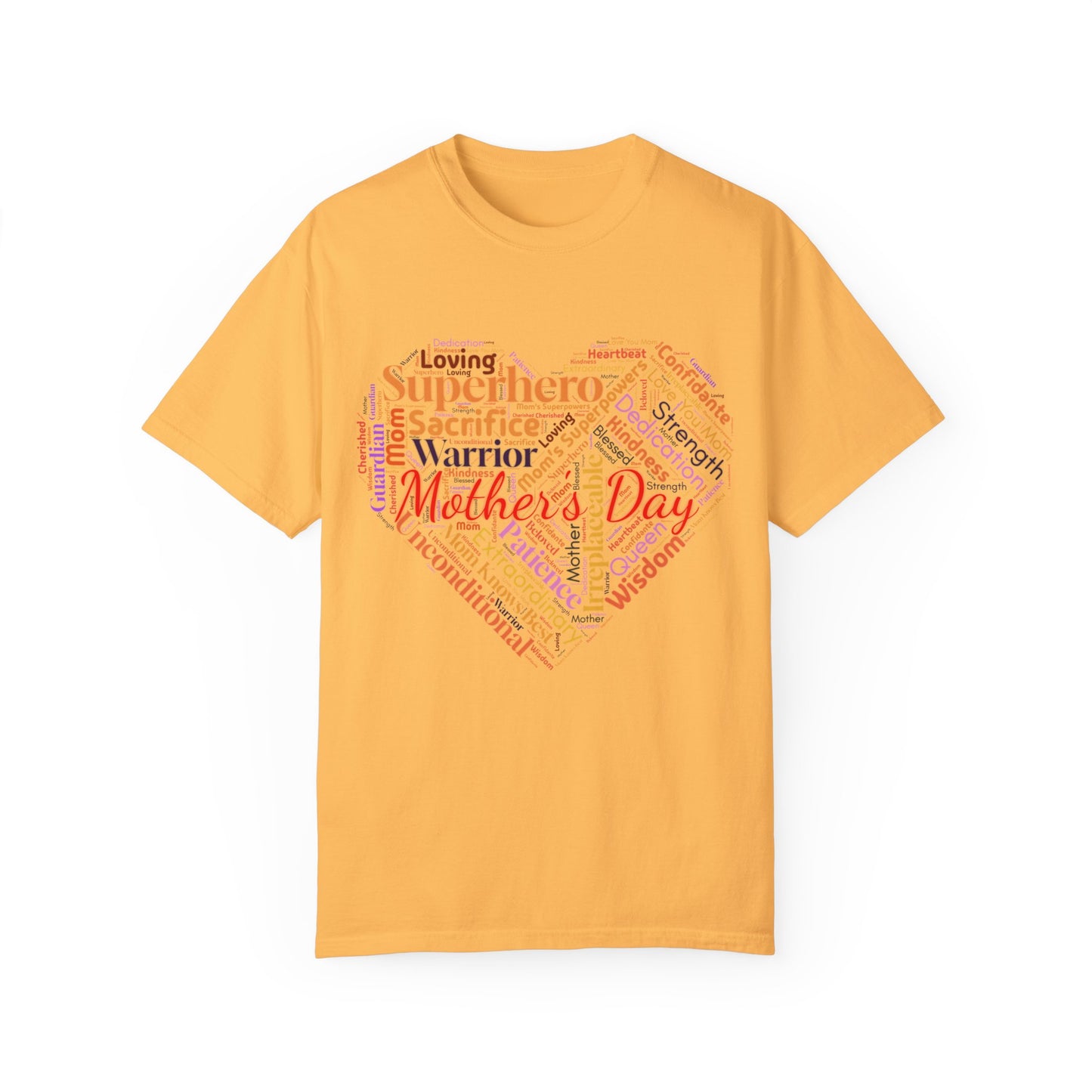 Mother's Day Heart Word Cloud T-Shirt