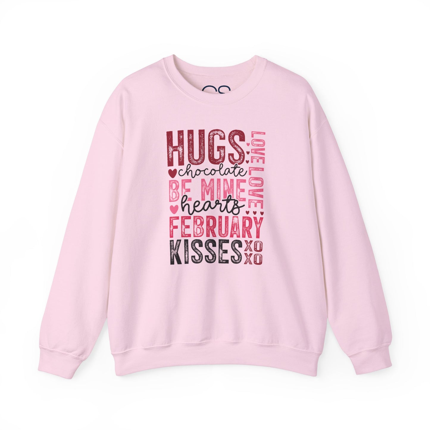 Cozy and Romantic Typography Crewneck Sweatshirt