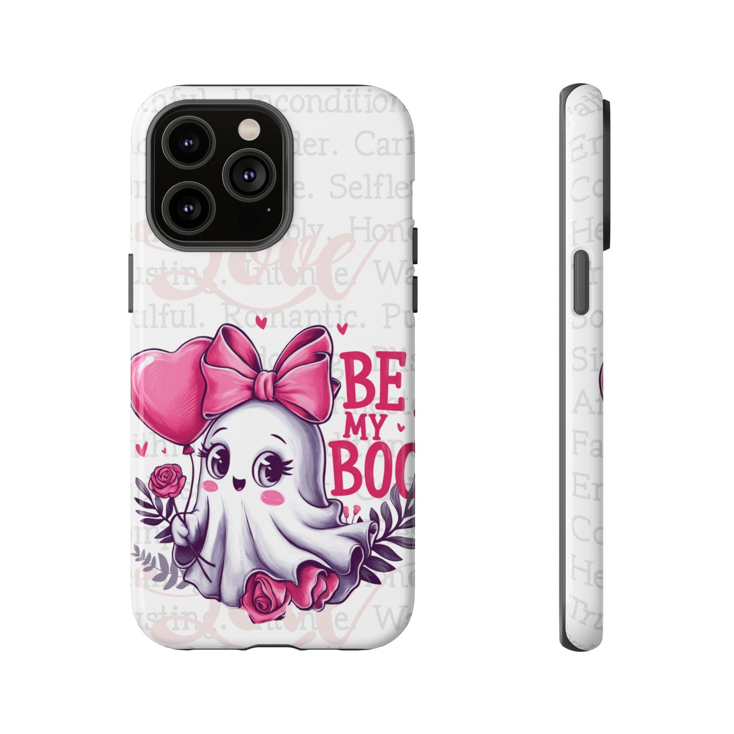 Be My Boo Ghost Patterned Durable Phone Case
