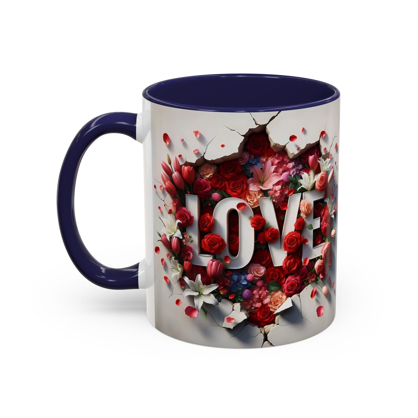 3D Floral LOVE/MUM Mugs - Mother's Day Gift