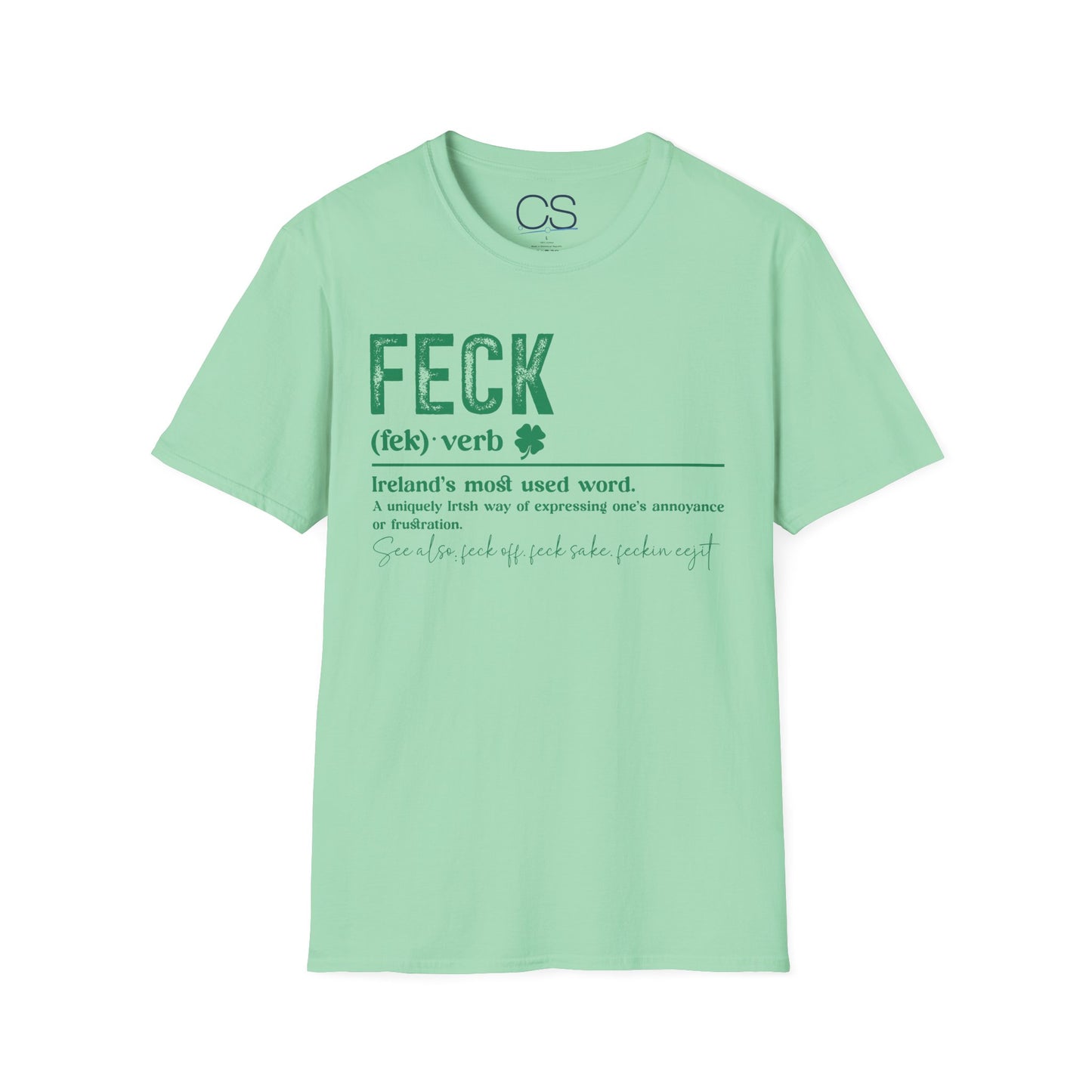 Luck of the Irish Shamrock Unisex Softstyle T-Shirt