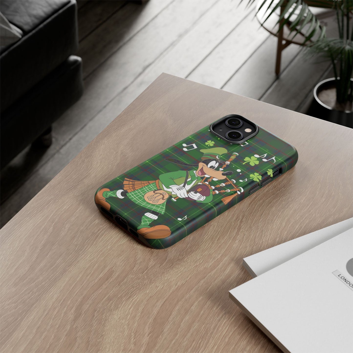 Disney Goofy St. Patrick's Day Durable Phone Case