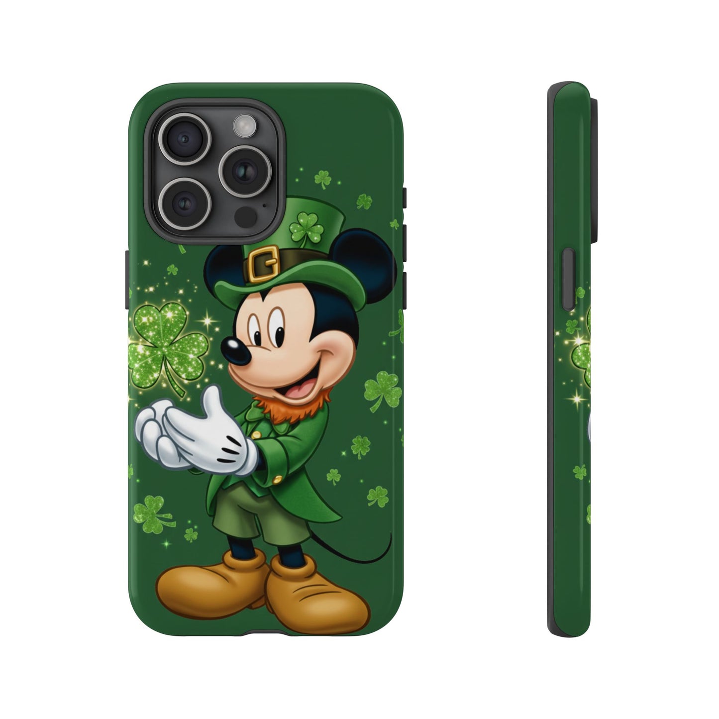 Disney Mickey Shamrock Durable Phone Case