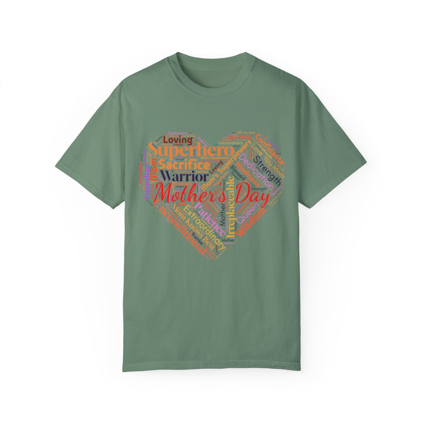 Mother's Day Heart Word Cloud T-Shirt