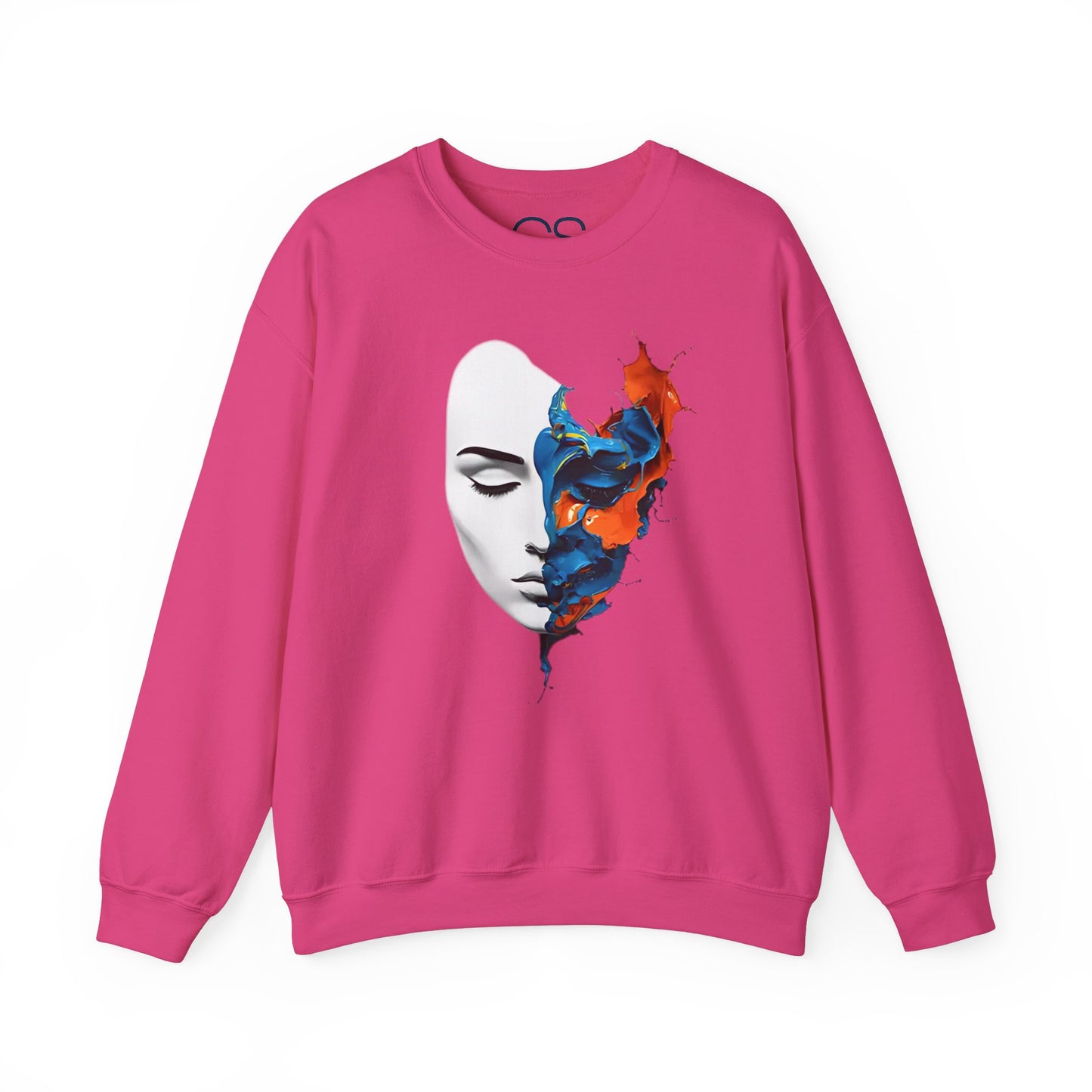 Abstract Art Face Crewneck Sweatshirt