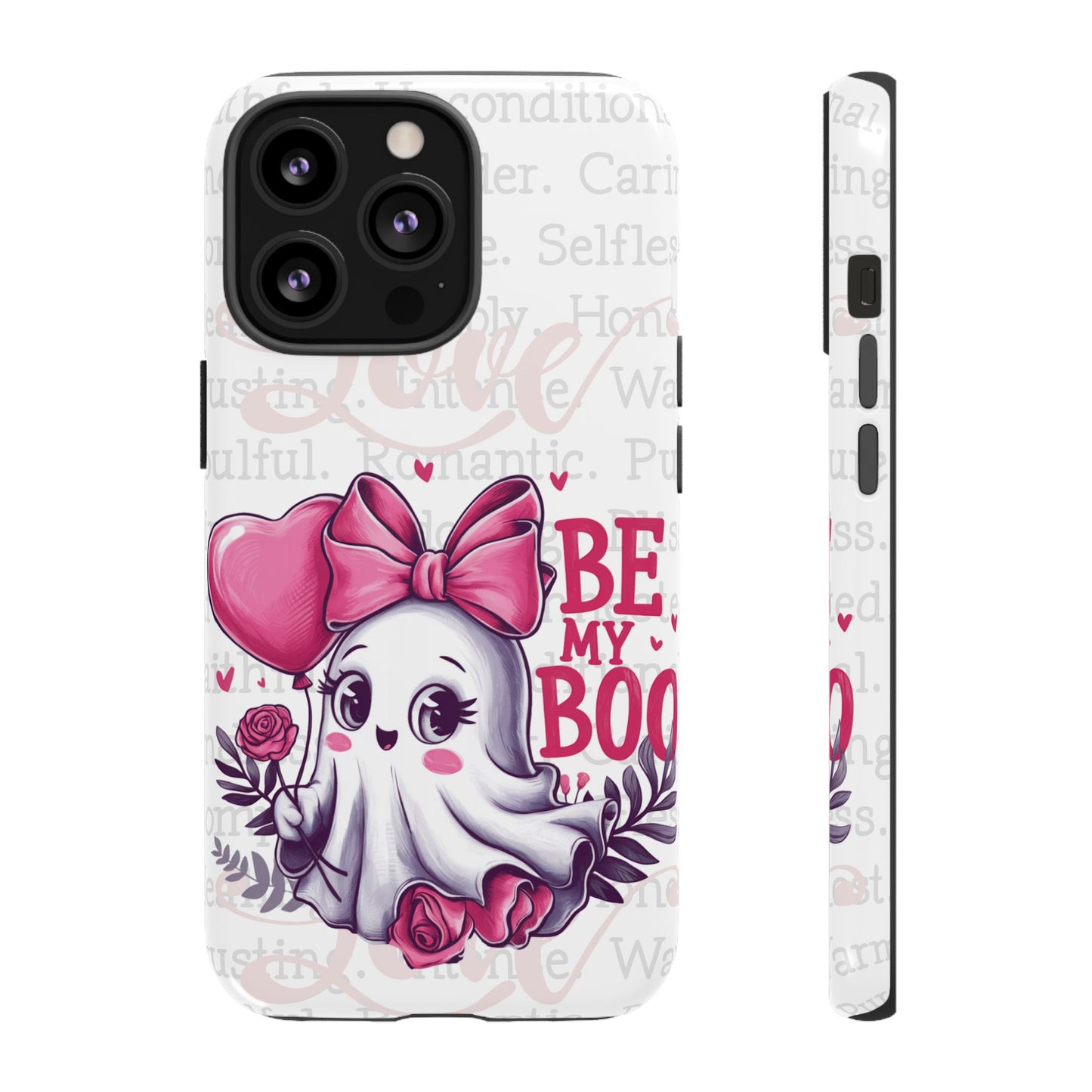 Be My Boo Ghost Patterned Durable Phone Case