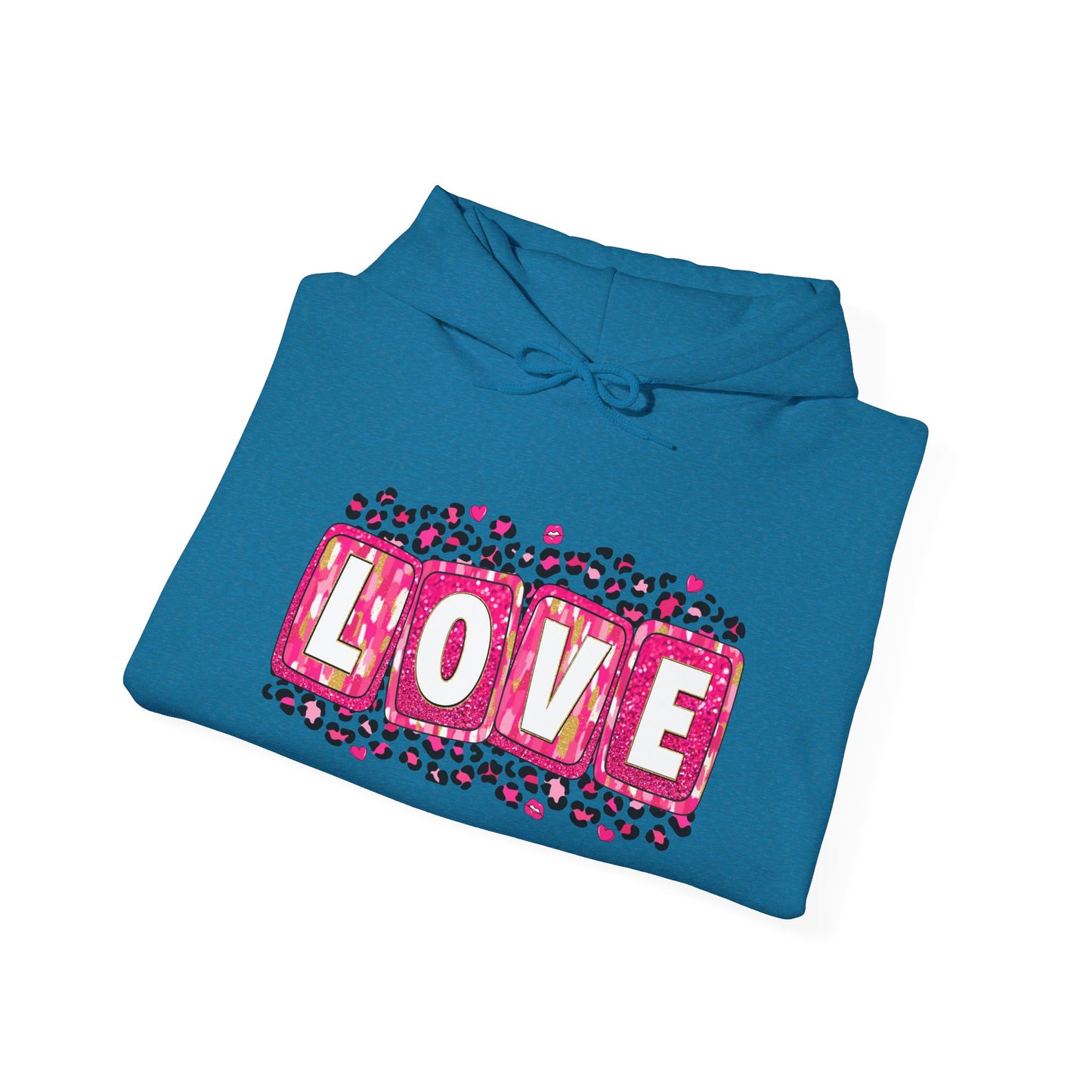 Personalized Love-Themed Hooded Sweatshirt