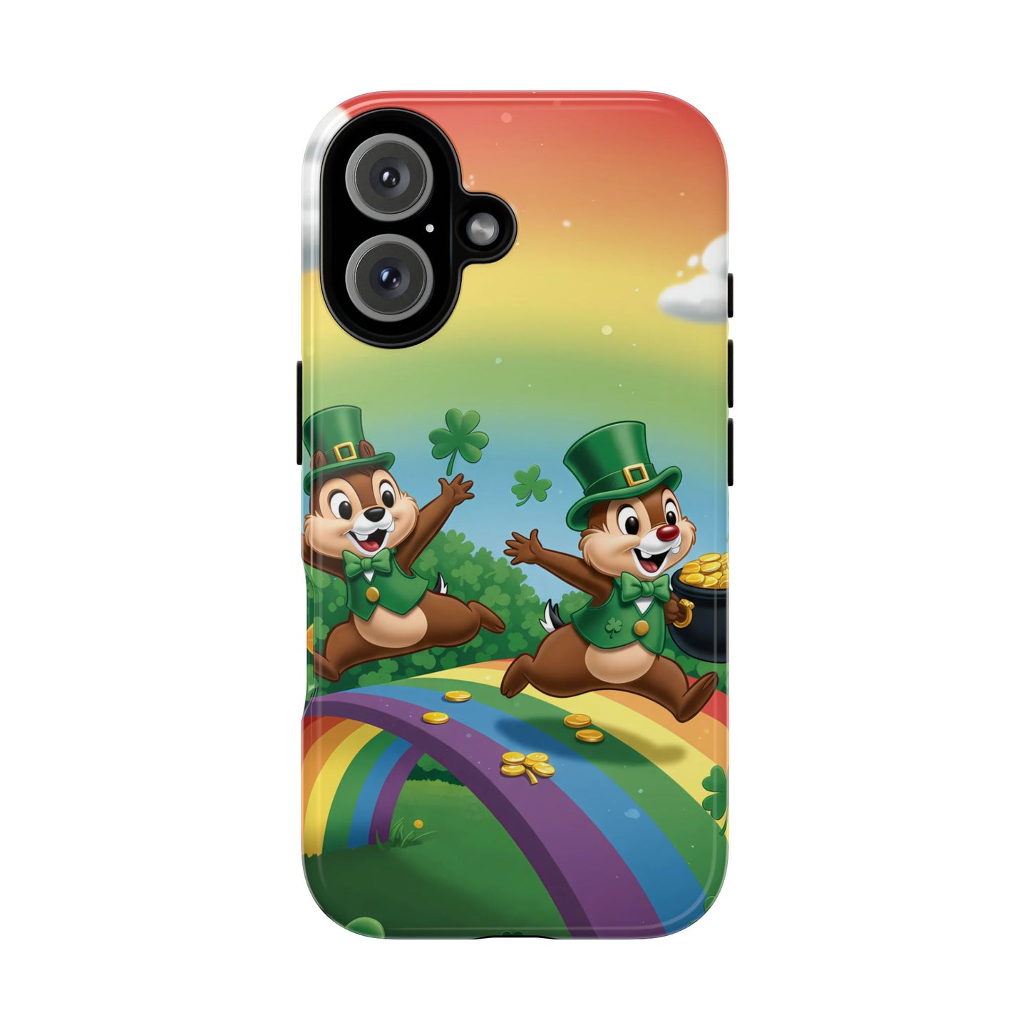 Disney Chip 'n Dale St. Patrick's Day Durable Phone Case