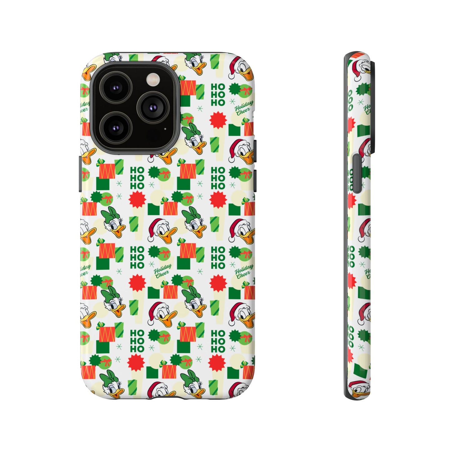 Disney Donald Duck and Daisy Christmas-Themed Durable Phone Case