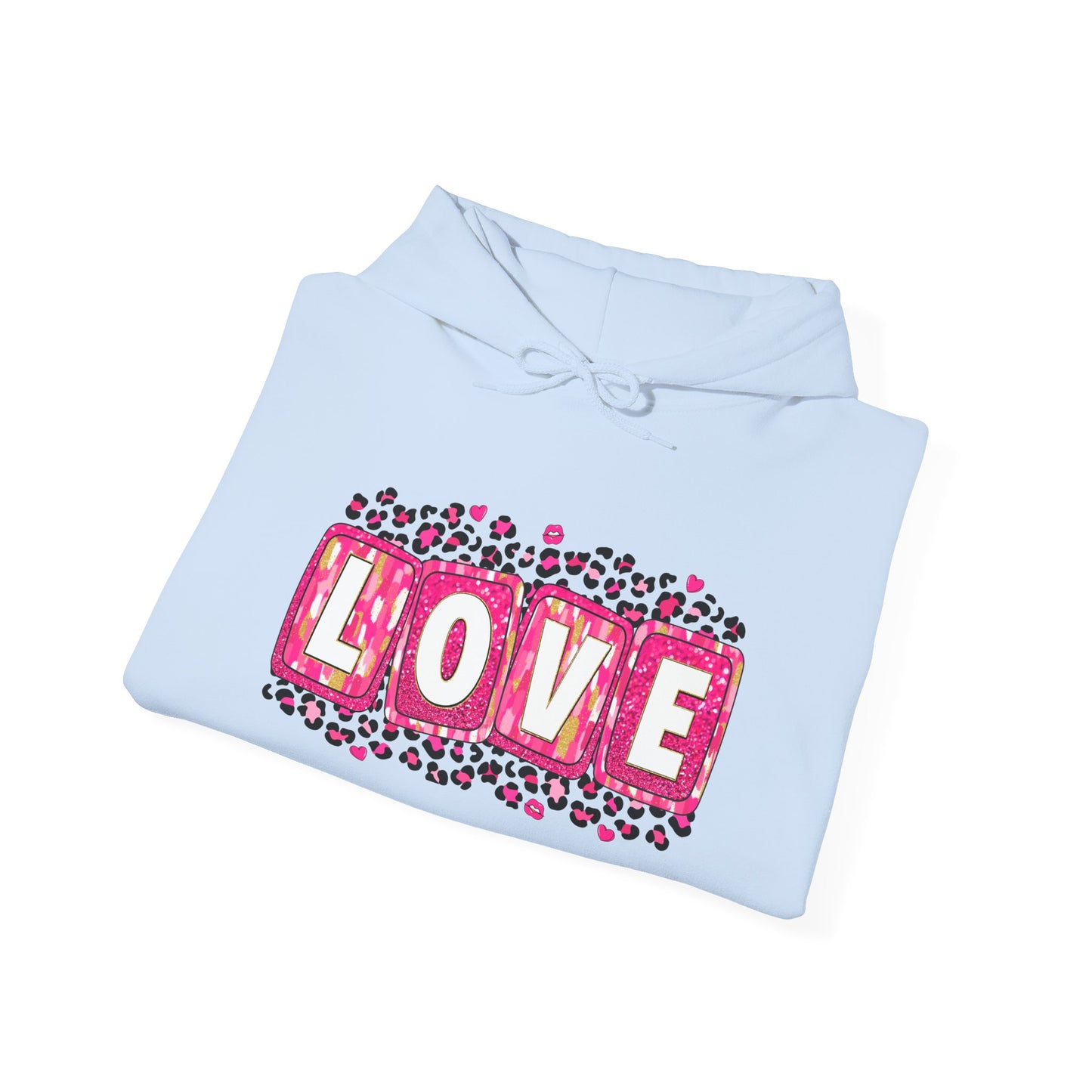 Personalized Love-Themed Hooded Sweatshirt