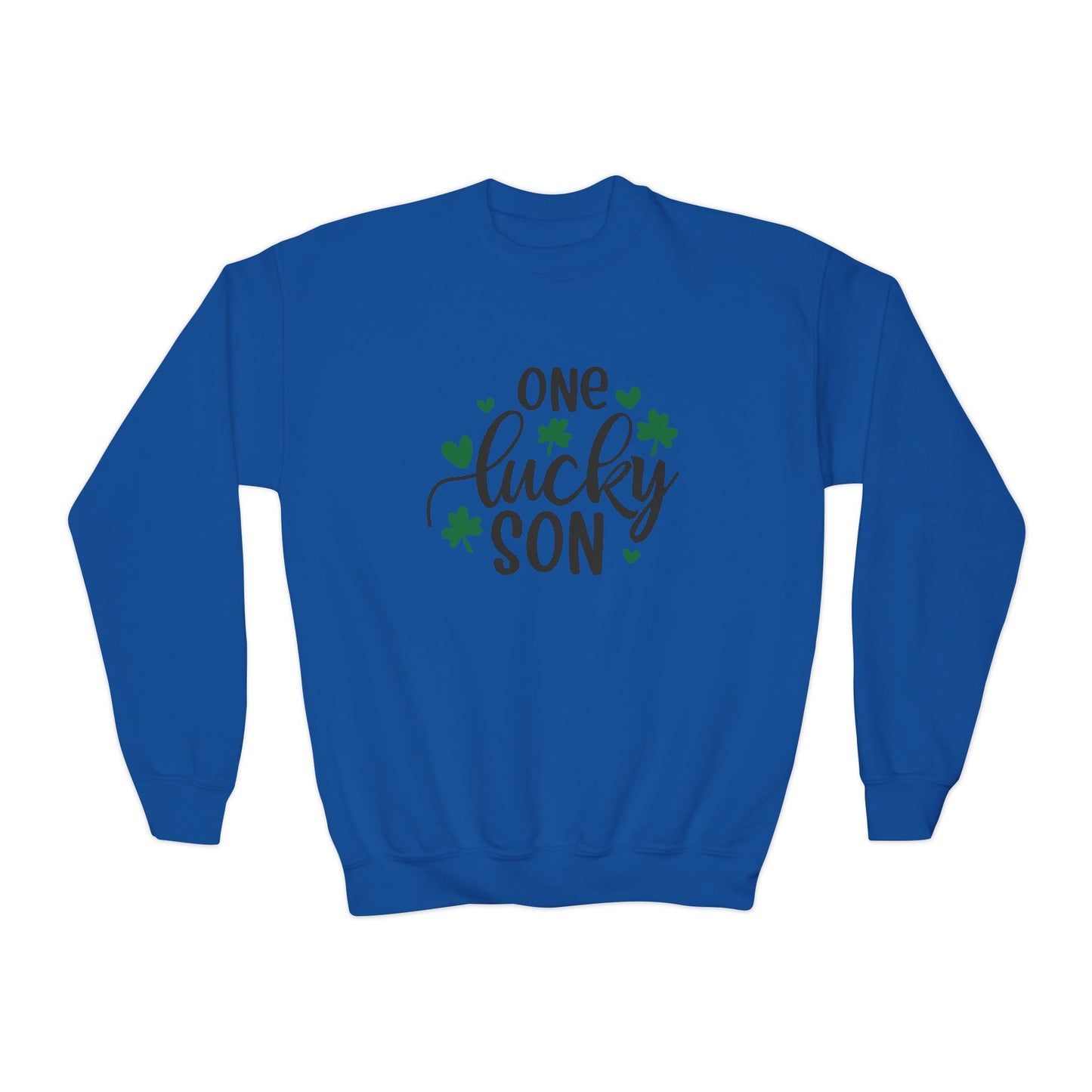 Personalized One Lucky Son St. Patrick's Day Kids Sweatshirt - With Bundle