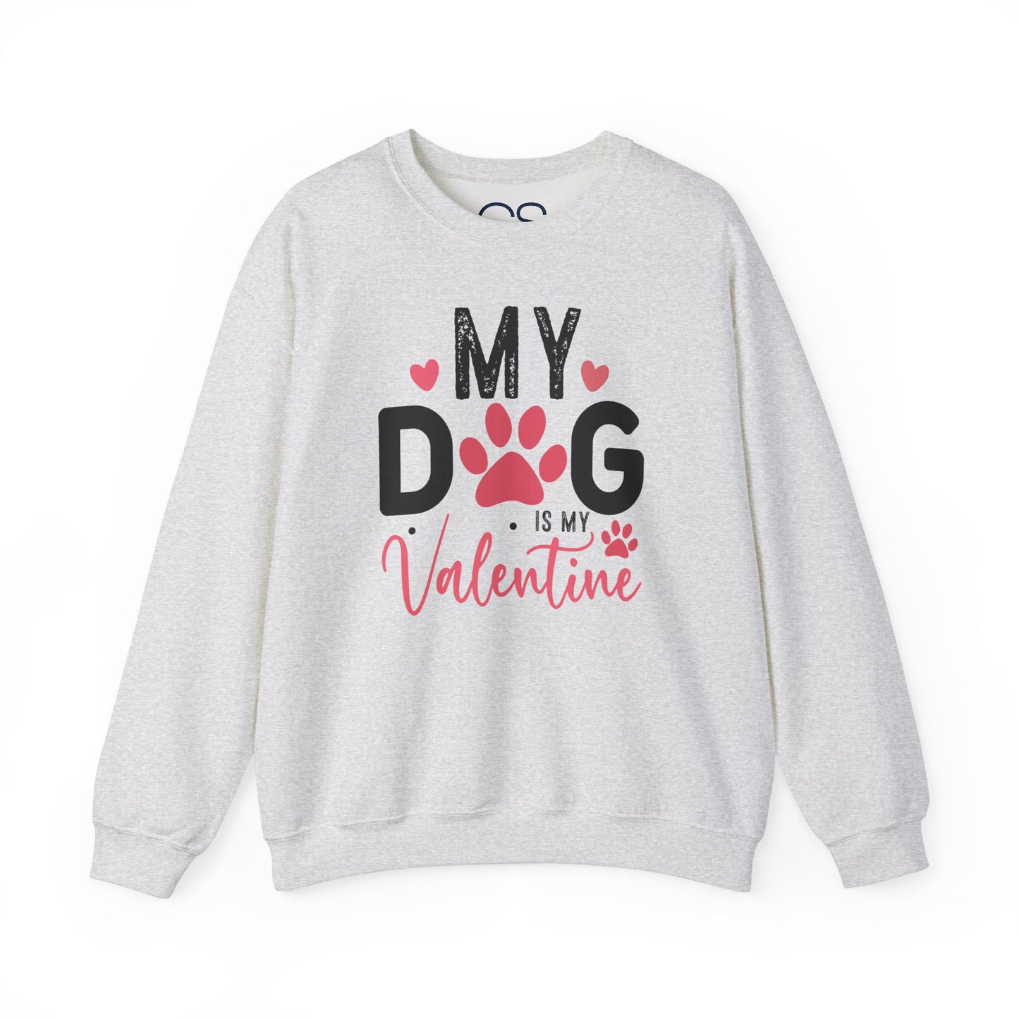 Cozy My Dog Is My Valentine Crewneck Sweatshirt