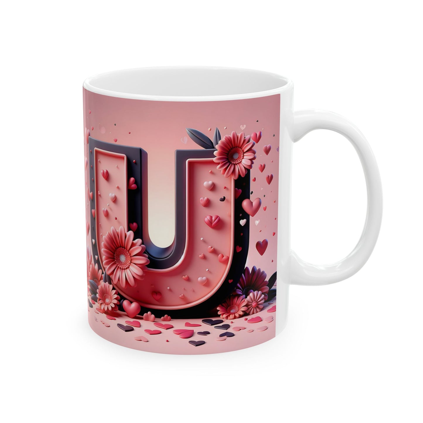 Personalized Valentine's Day Mug with Couple's Initials