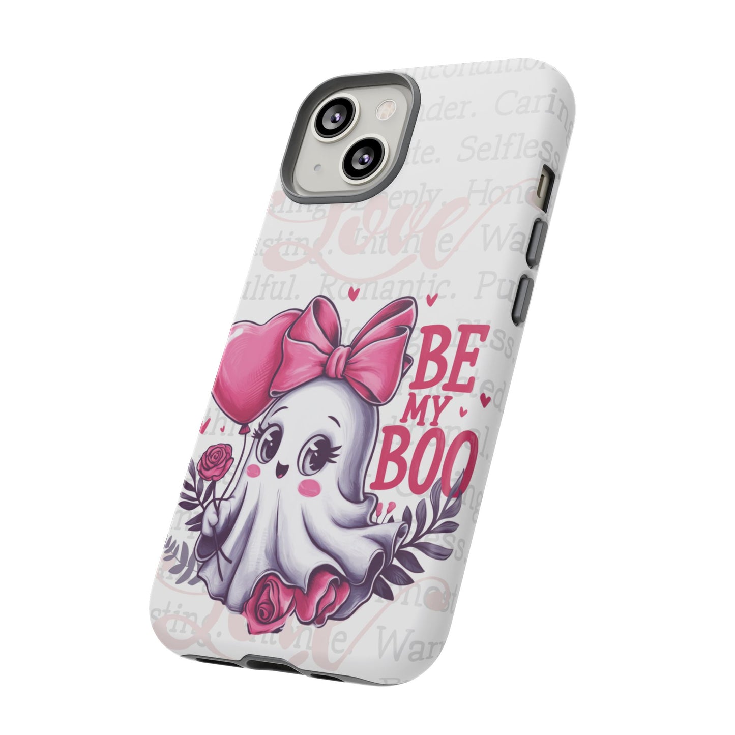 Be My Boo Ghost Patterned Durable Phone Case