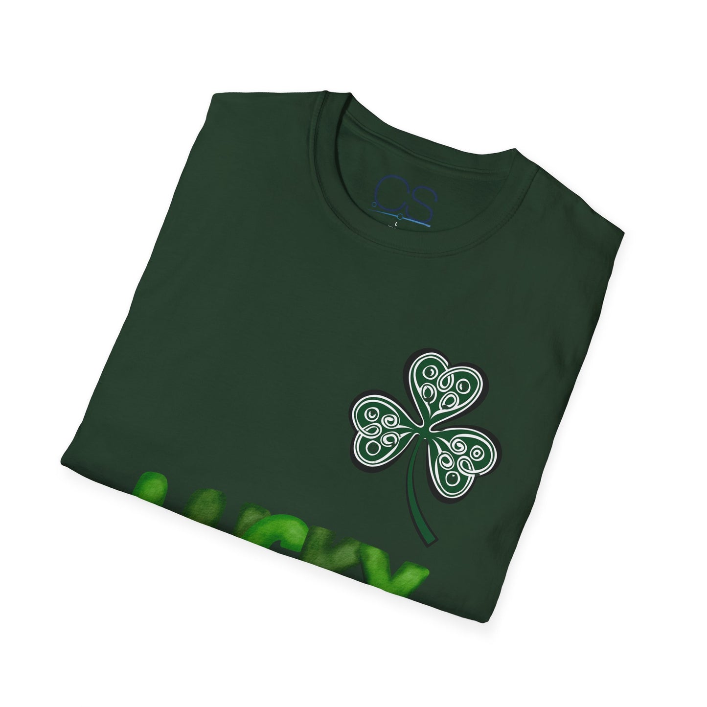 Double-Sided St. Patrick's Day Irish Shamrock Unisex Softstyle T-Shirt