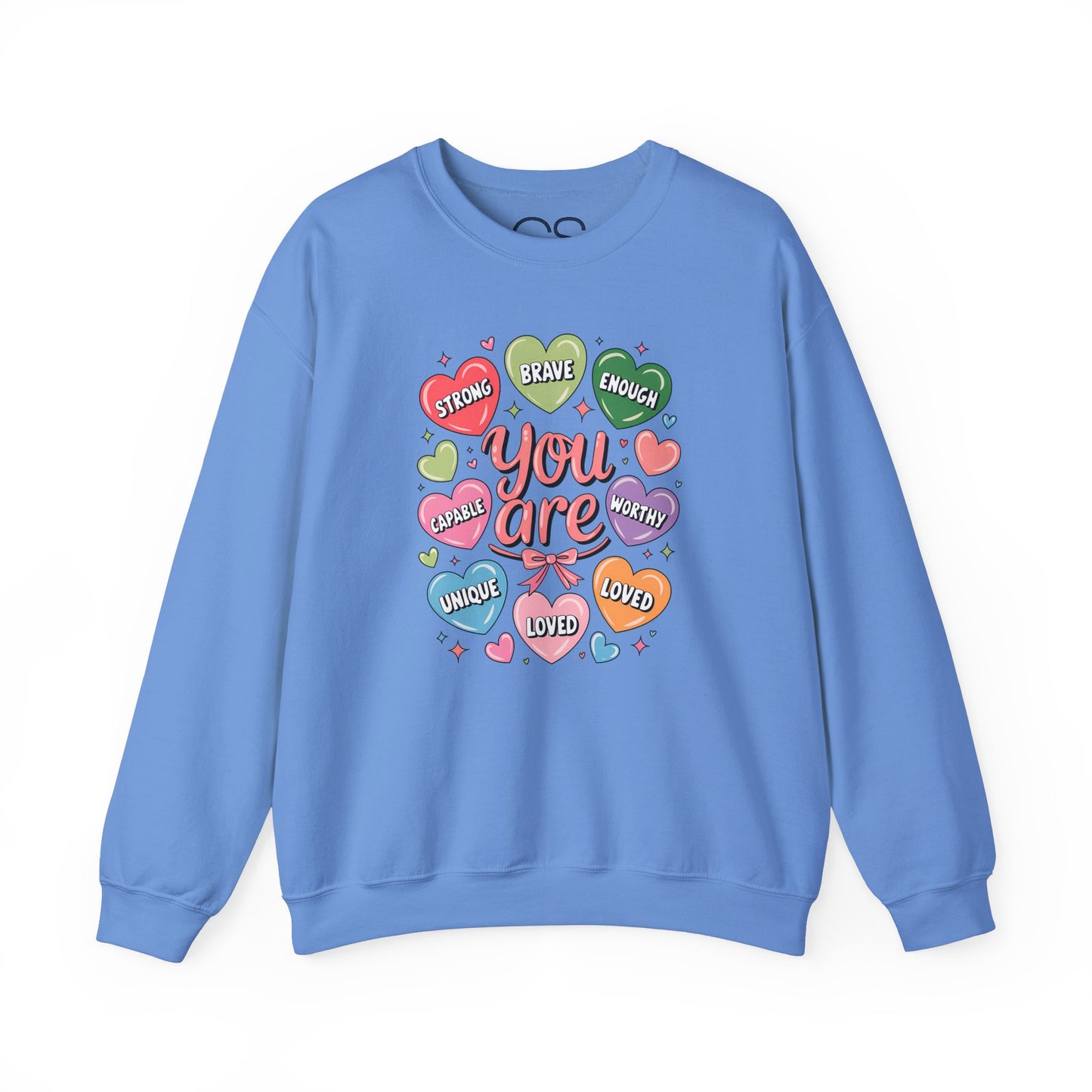 You Are Loved Inspirational Crewneck Sweatshirt