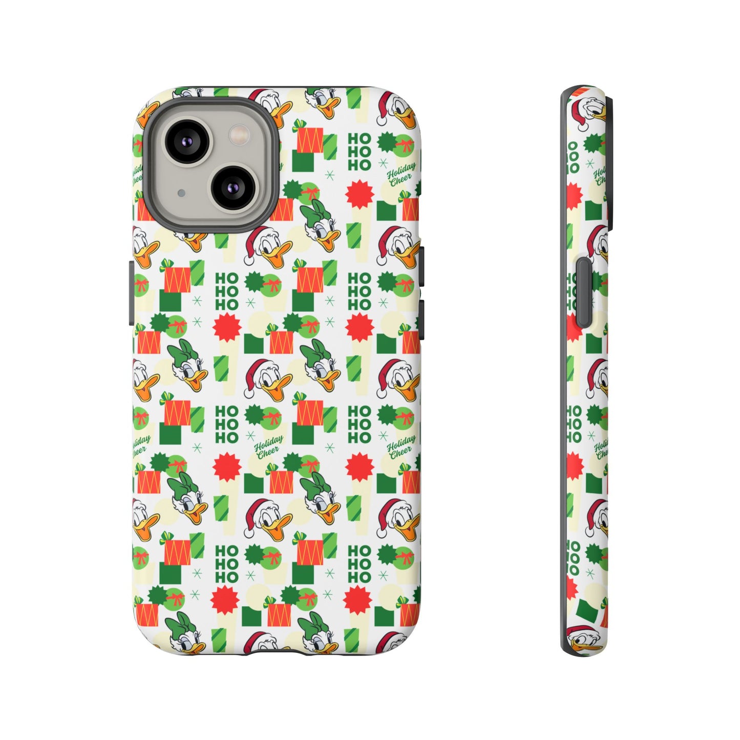 Disney Donald Duck and Daisy Christmas-Themed Durable Phone Case
