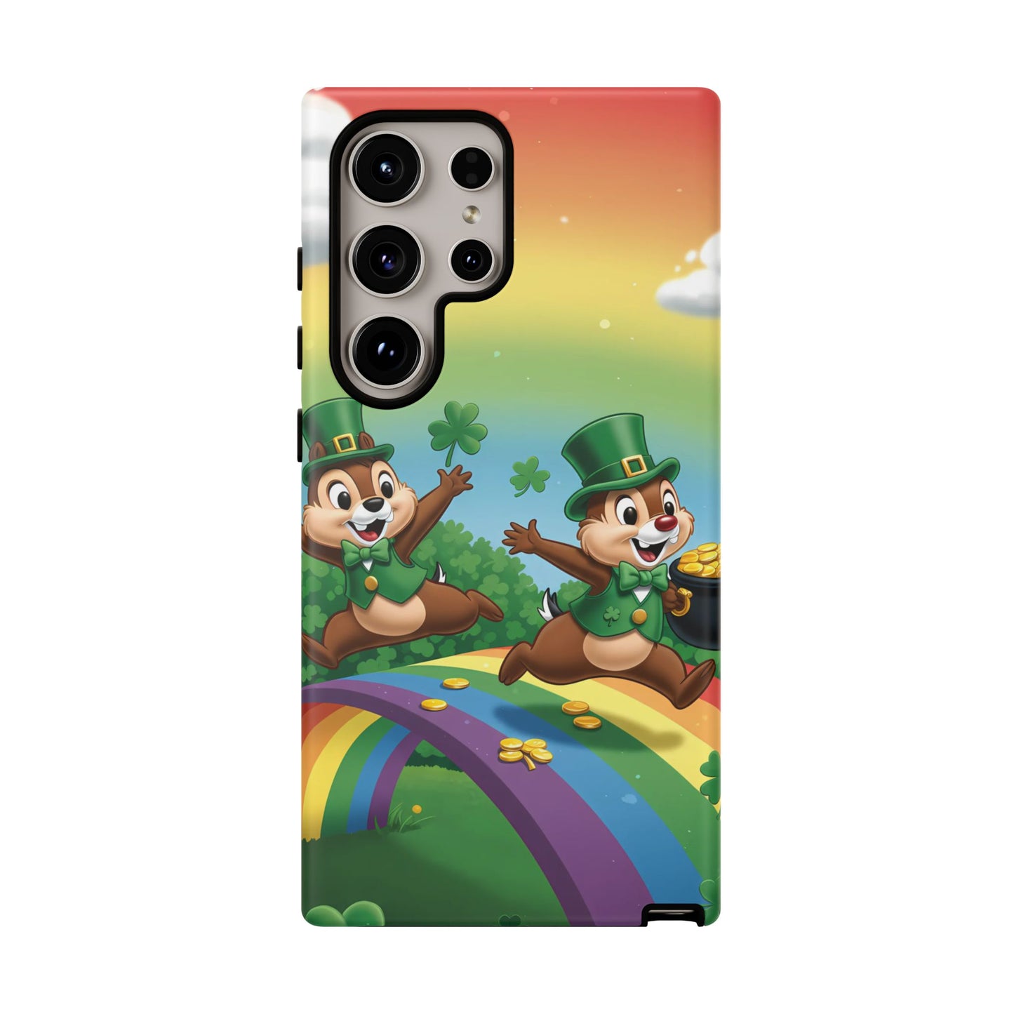 Disney Chip 'n Dale St. Patrick's Day Durable Phone Case