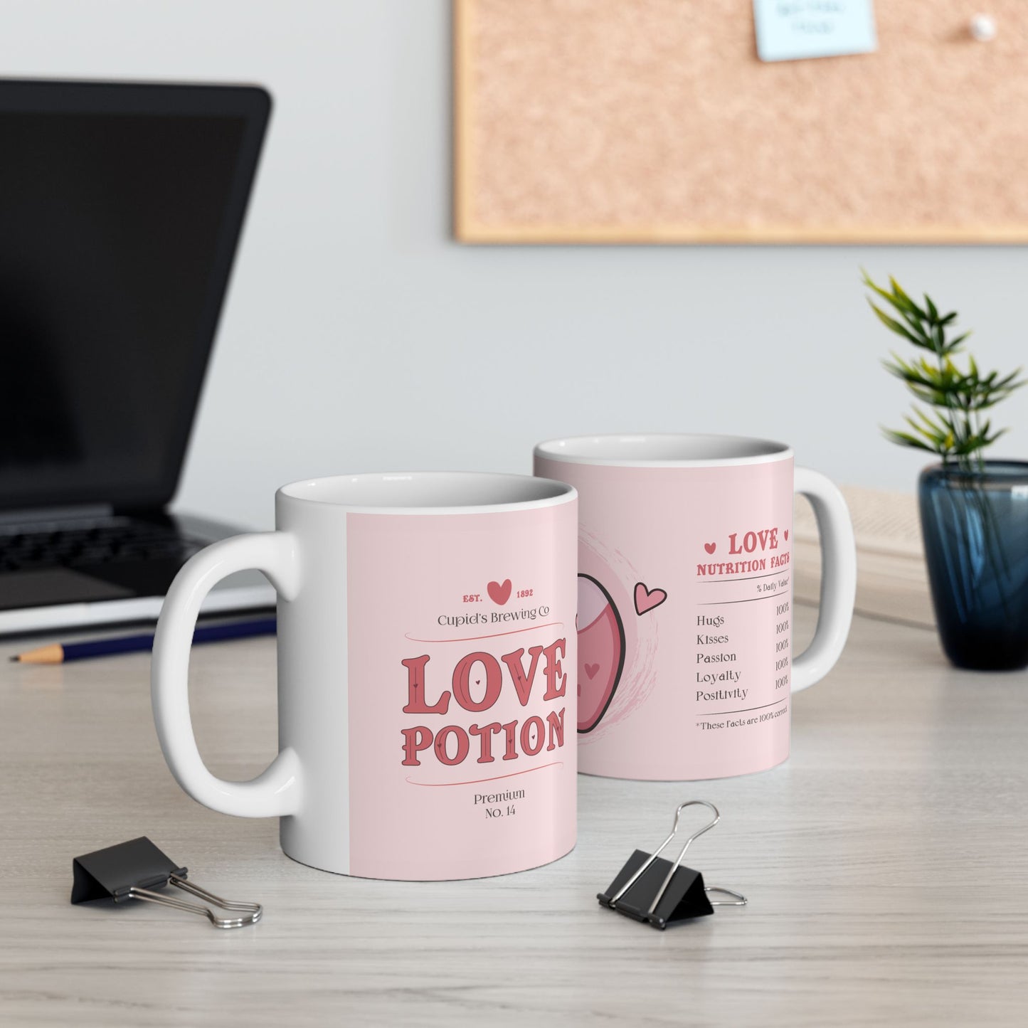 Love Potion Valentine's Day Mug with Adorable Design