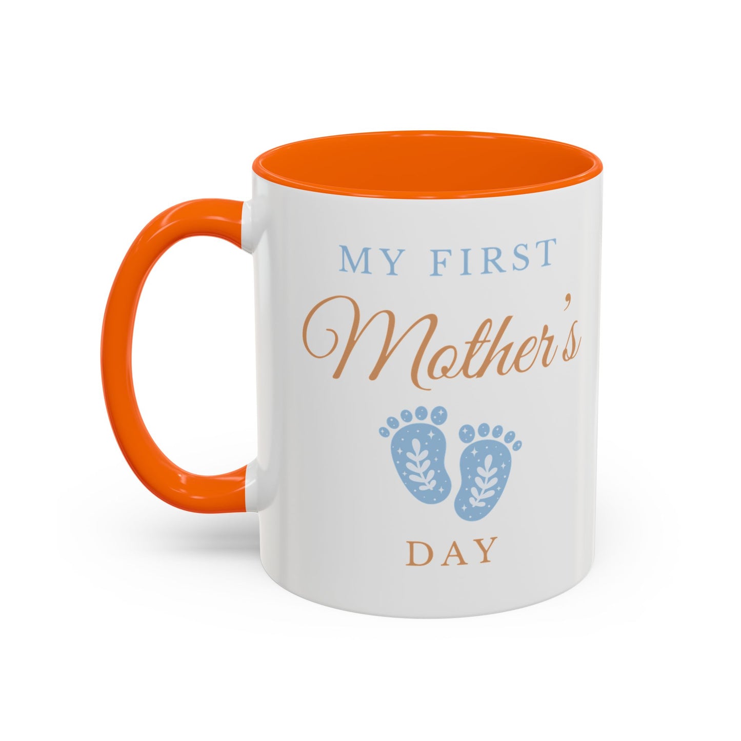 My First Mother's Day Mug Blue - Newborn Baby Message