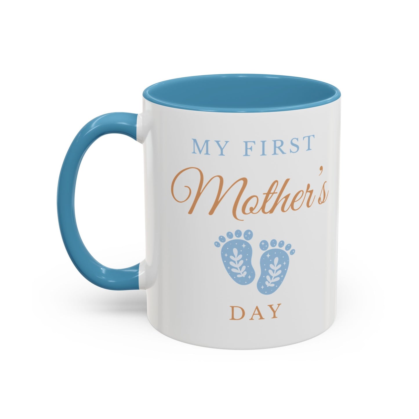 My First Mother's Day Mug Blue - Newborn Baby Message