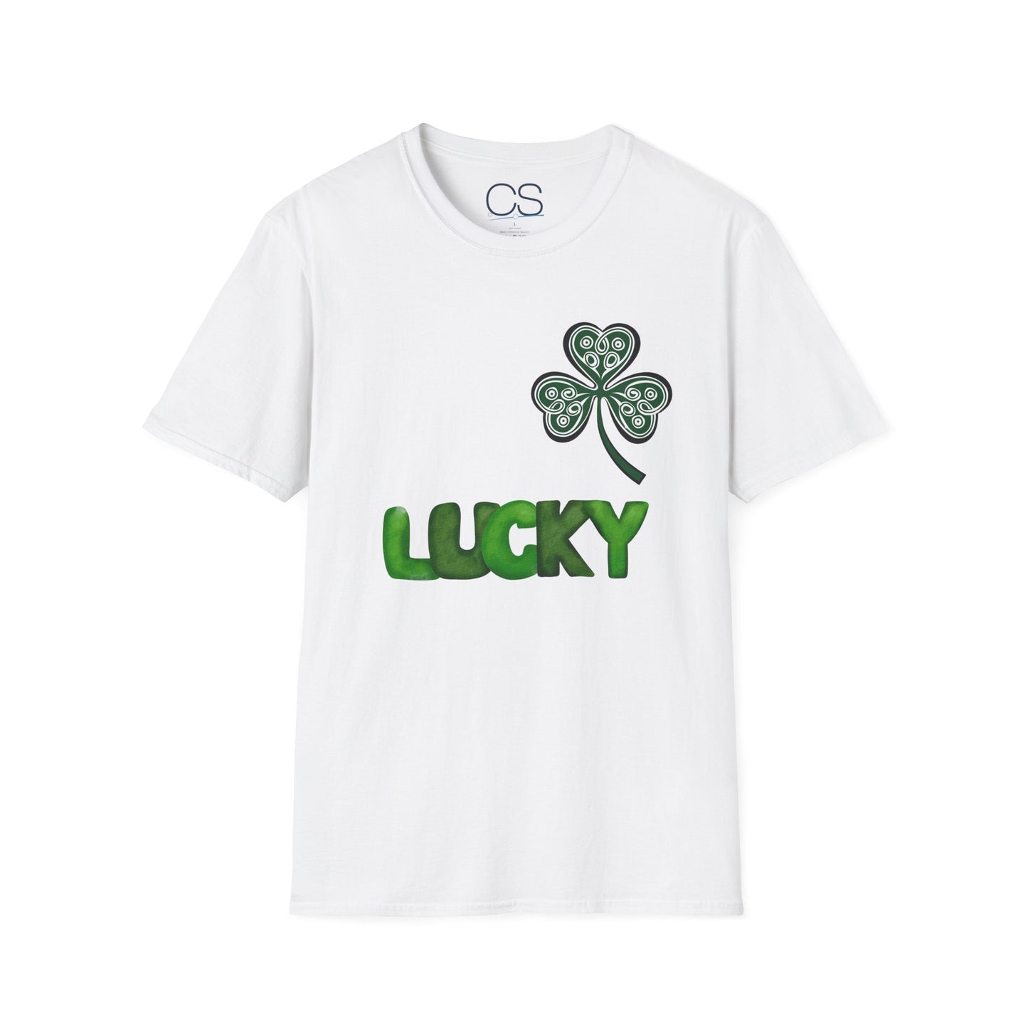 Double-Sided St. Patrick's Day Irish Shamrock Unisex Softstyle T-Shirt